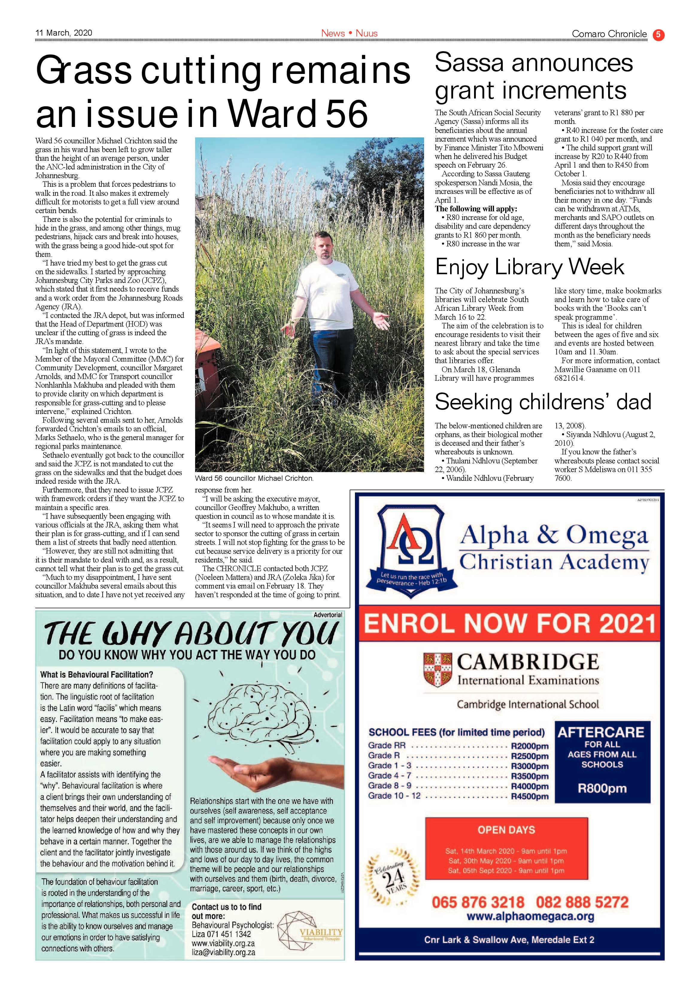 Comaro Chronicle 11 March 2020 page 5