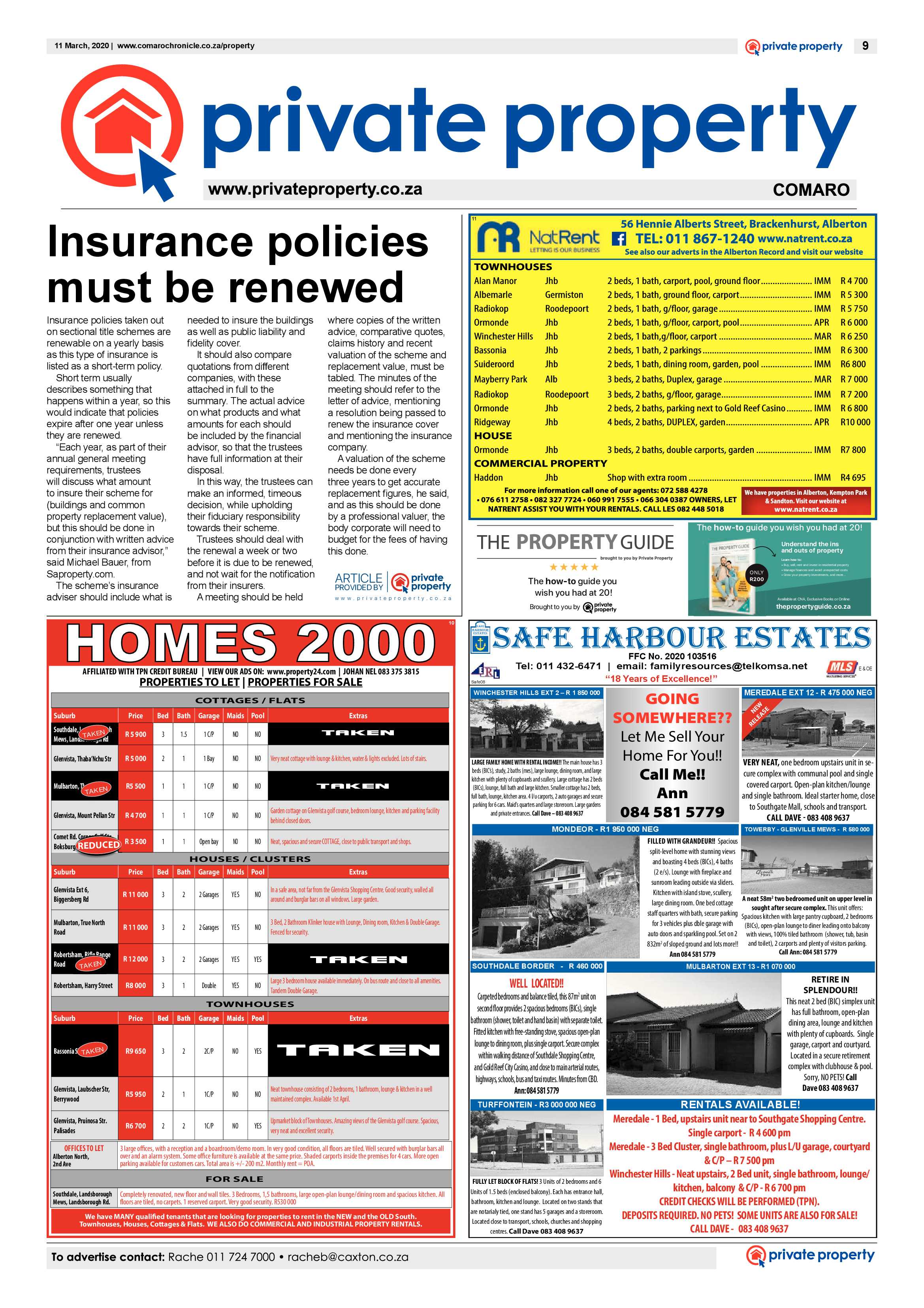 Comaro Chronicle 11 March 2020 page 9