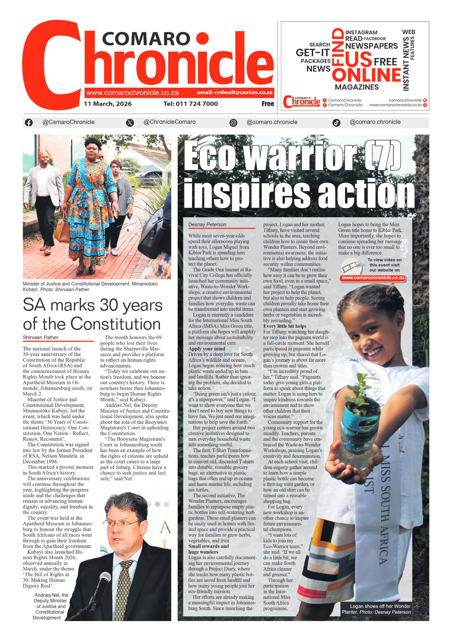 Comaro Chronicle 11 March 2026 page 3