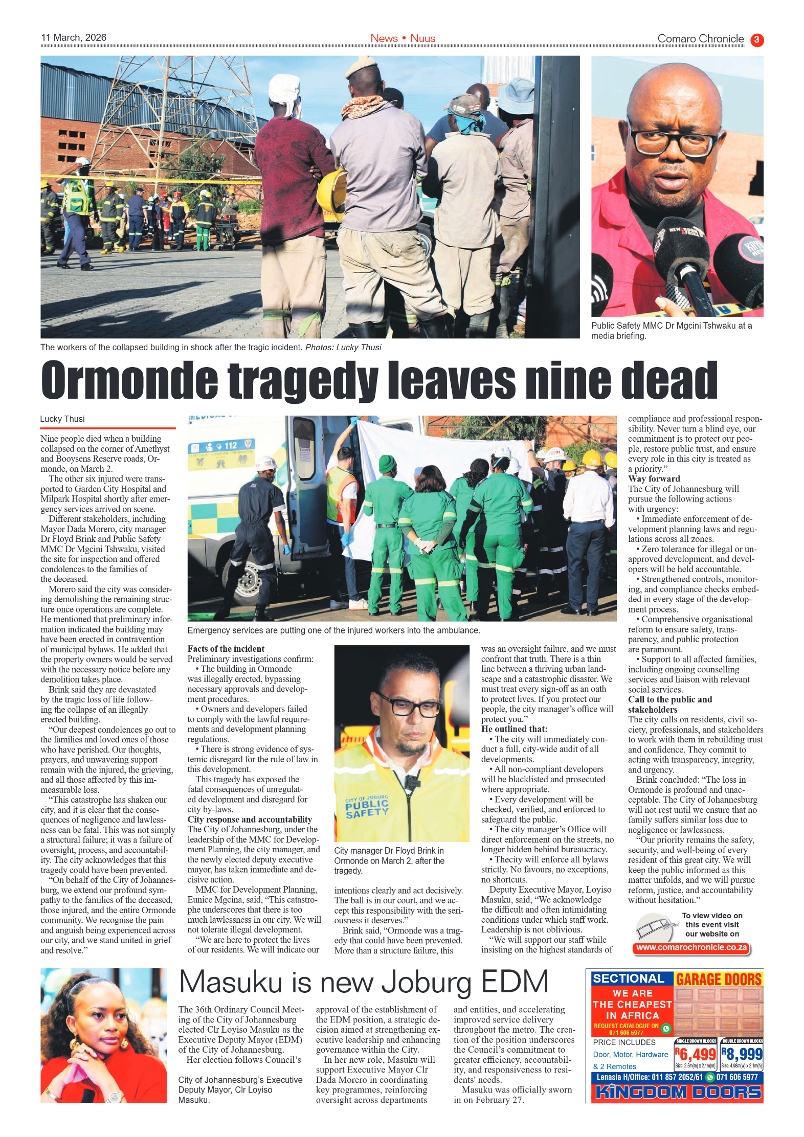 Comaro Chronicle 11 March 2026 page 5