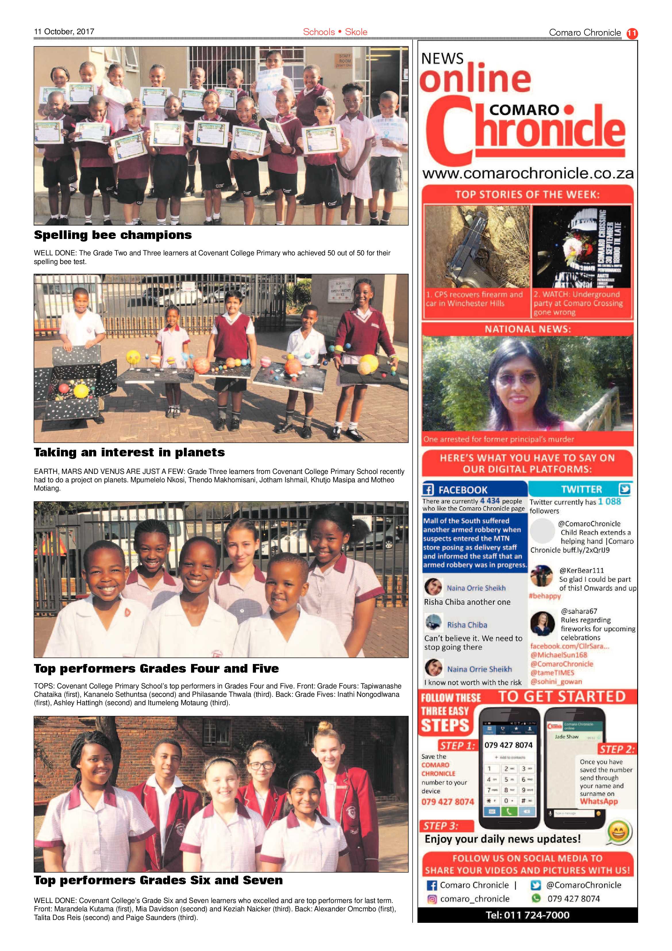 Comaro Chronicle 11 October 2017 page 11