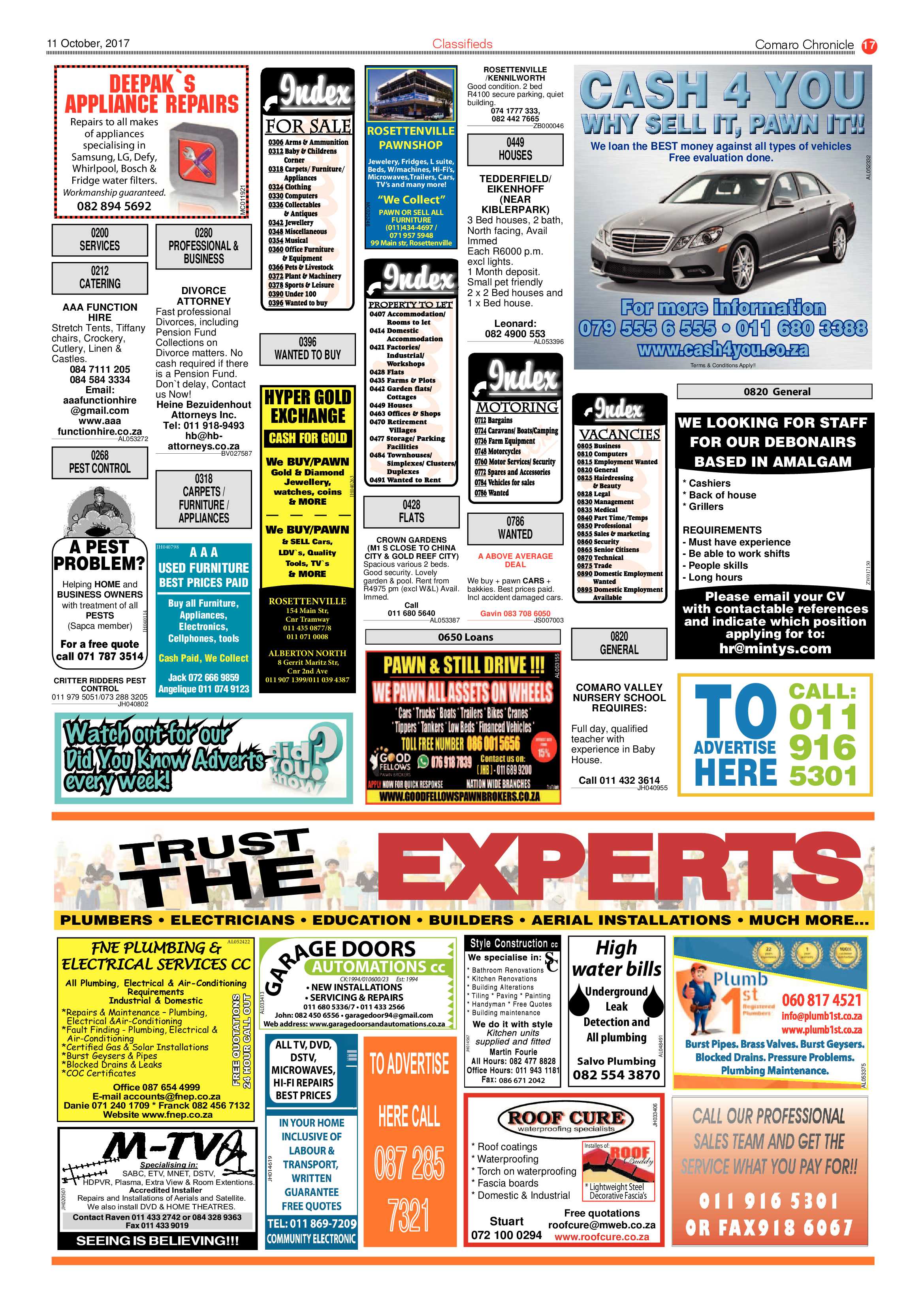 Comaro Chronicle 11 October 2017 page 17