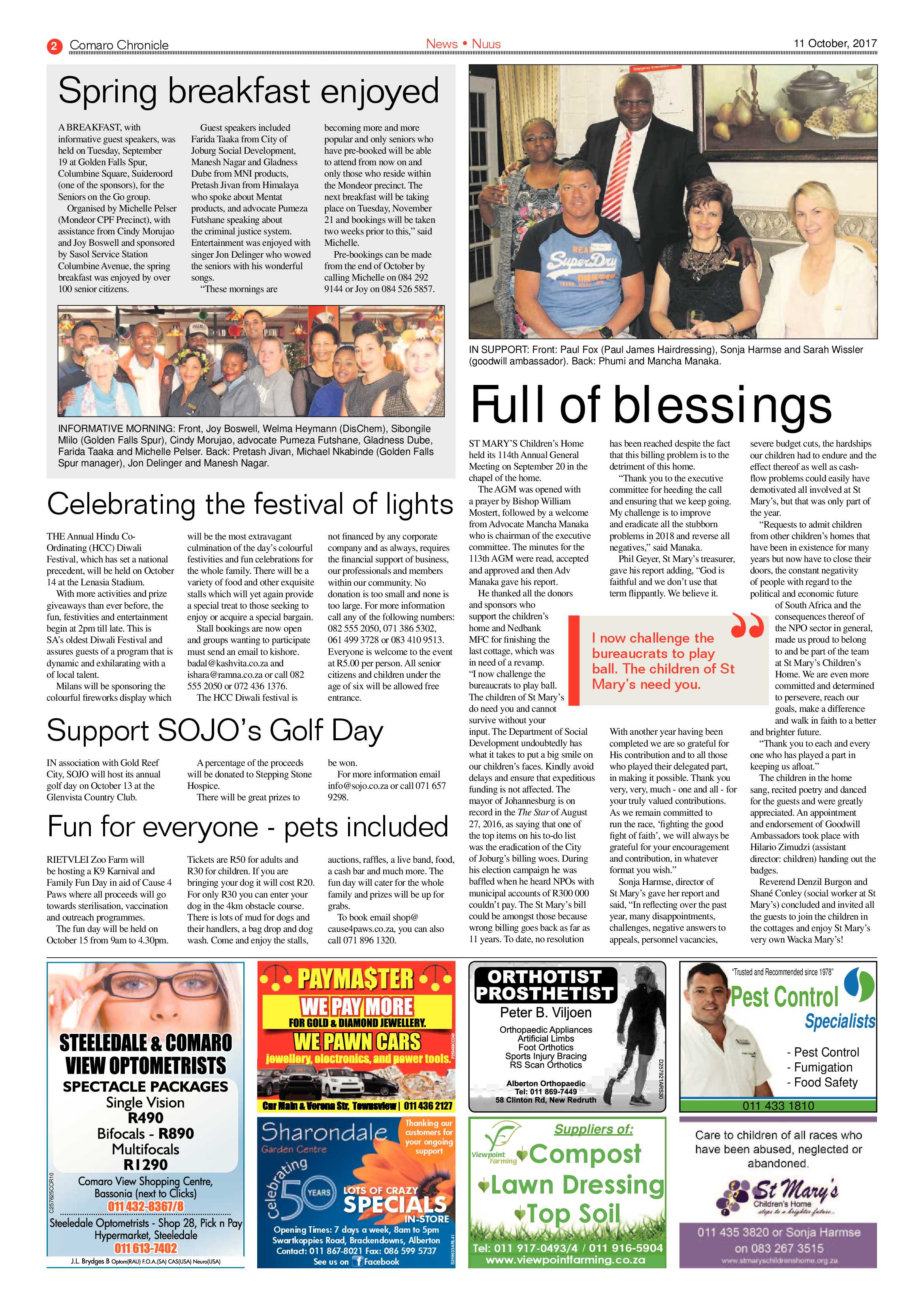 Comaro Chronicle 11 October 2017 page 2