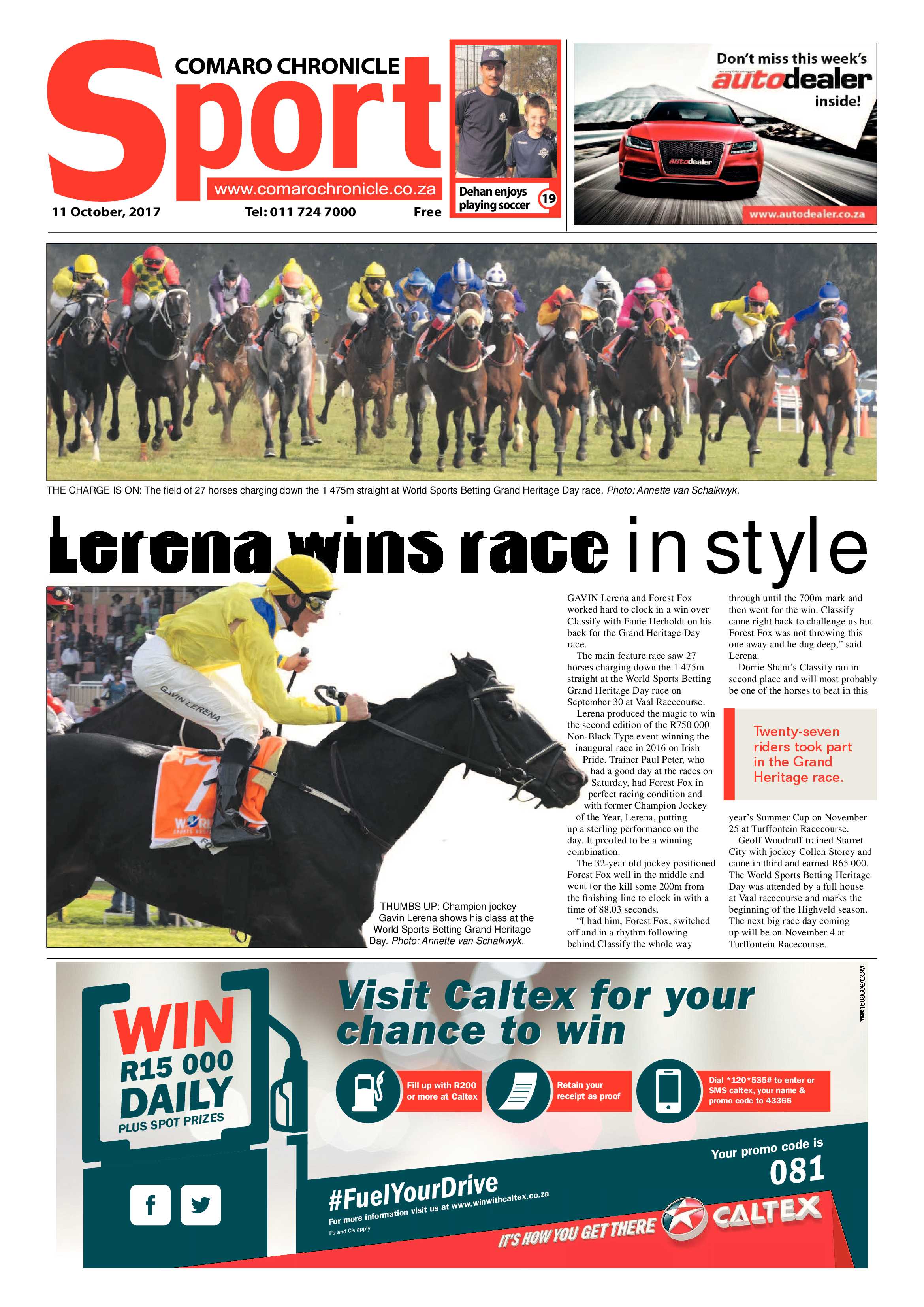 Comaro Chronicle 11 October 2017 page 20
