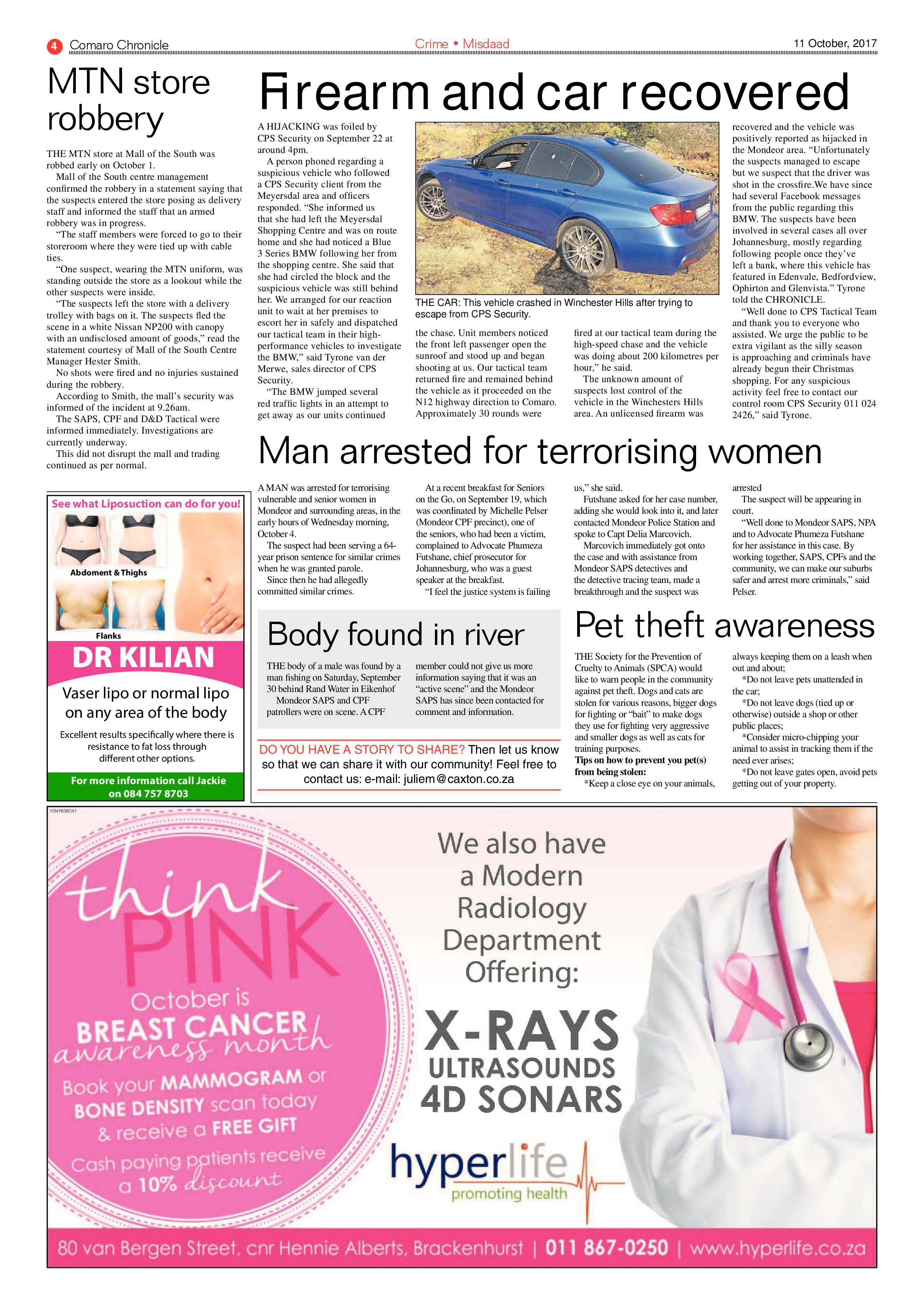 Comaro Chronicle 11 October 2017 page 4