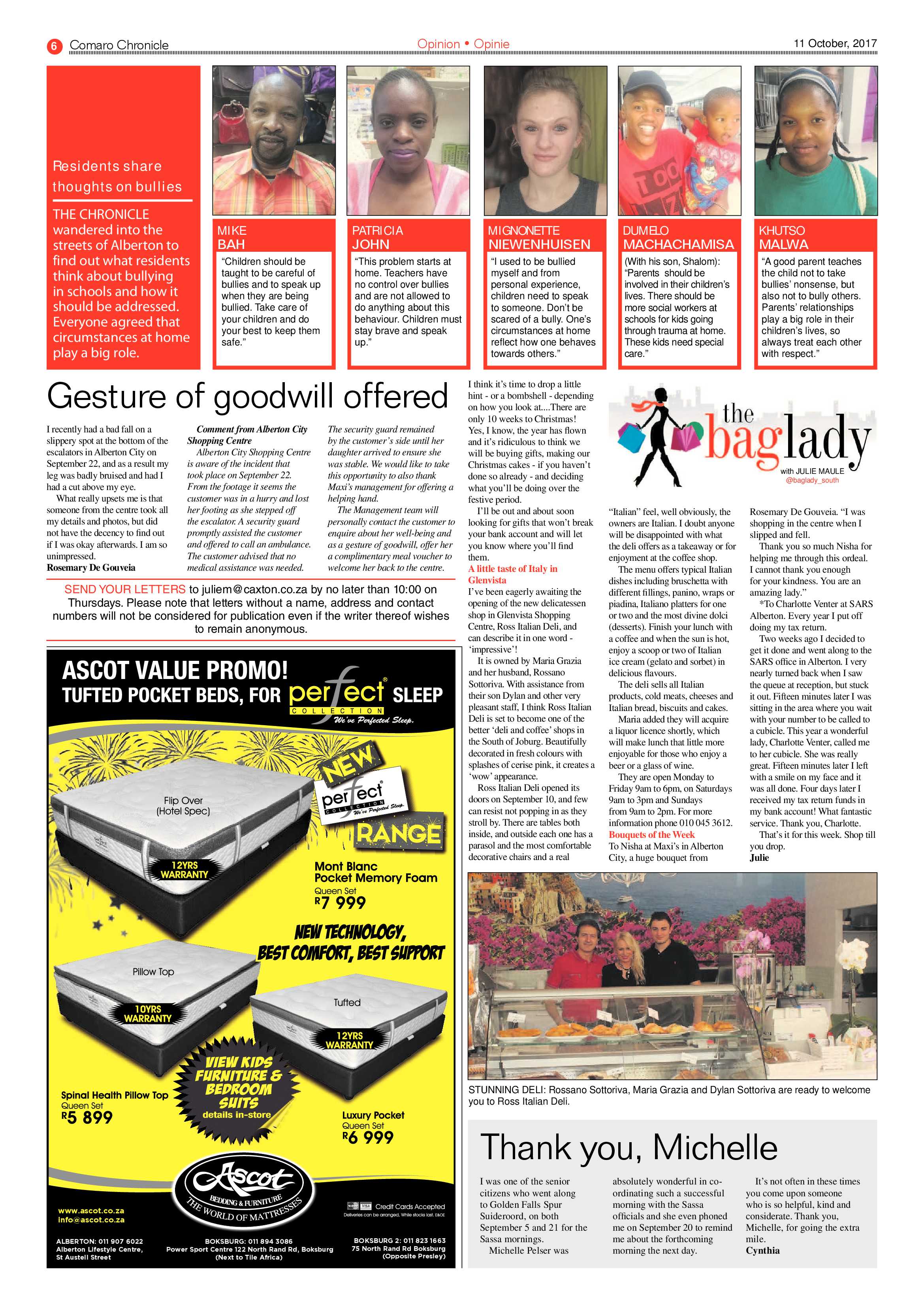 Comaro Chronicle 11 October 2017 page 6