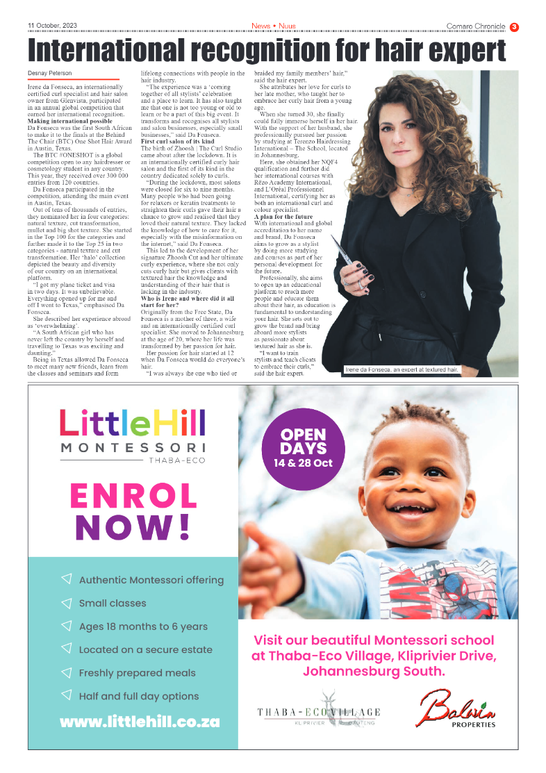 Comaro Chronicle 11 October 2023 page 3