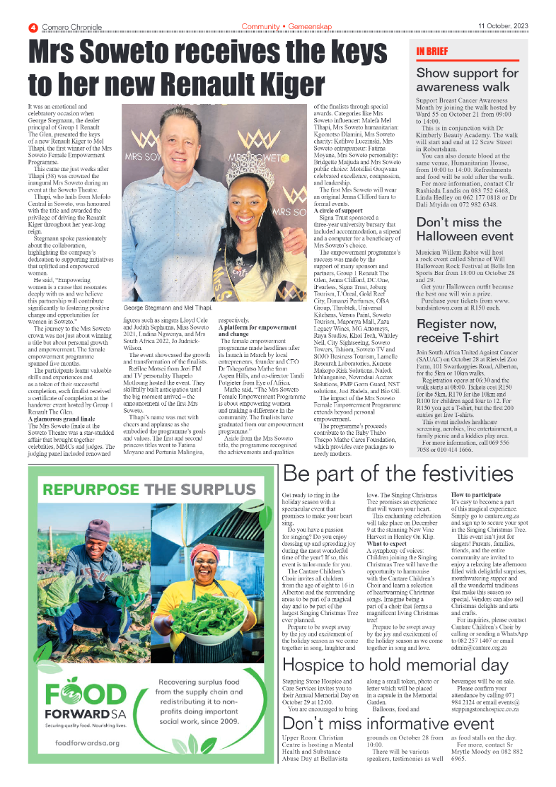 Comaro Chronicle 11 October 2023 page 4