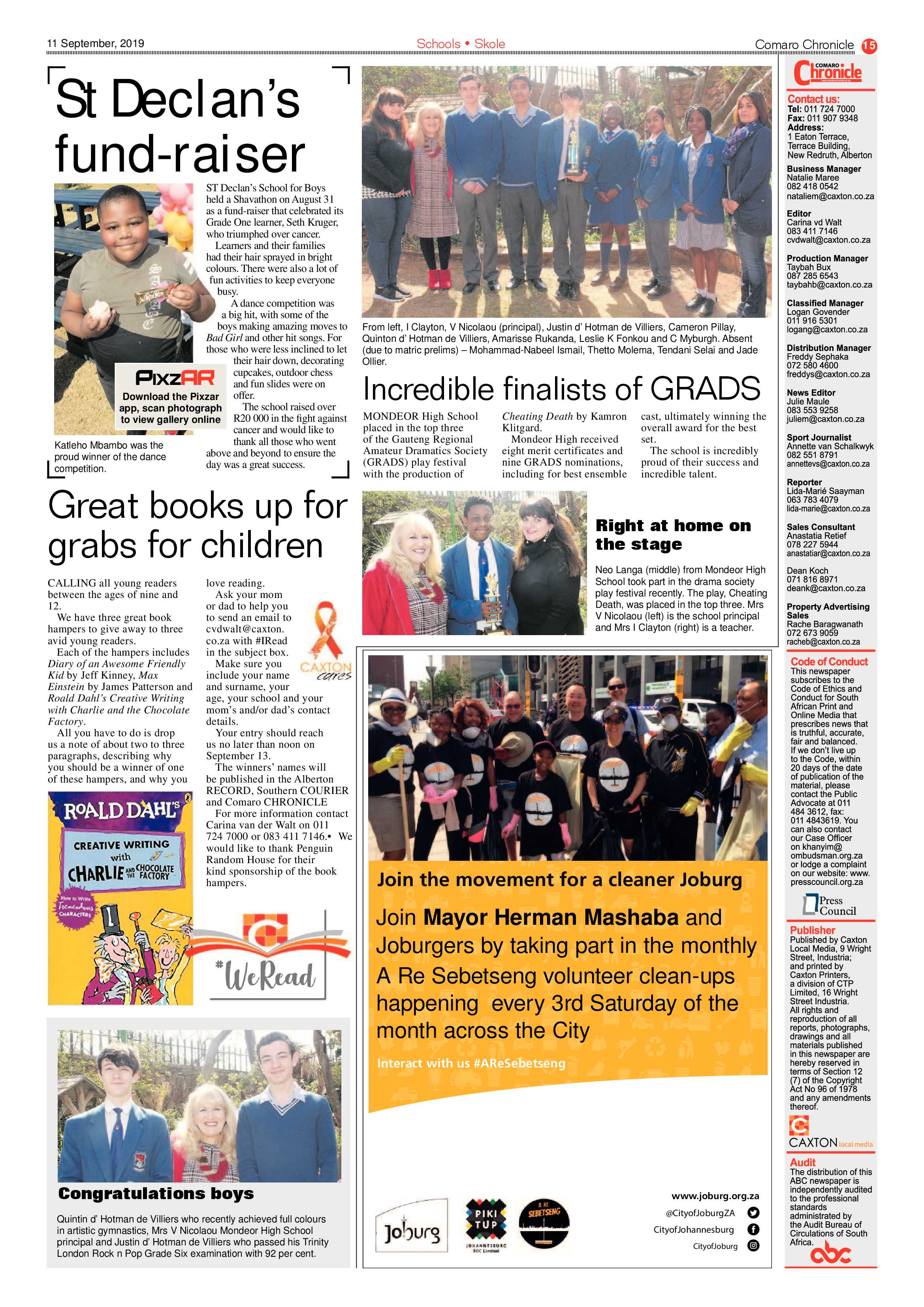 Comaro Chronicle 11 September 2019 page 15