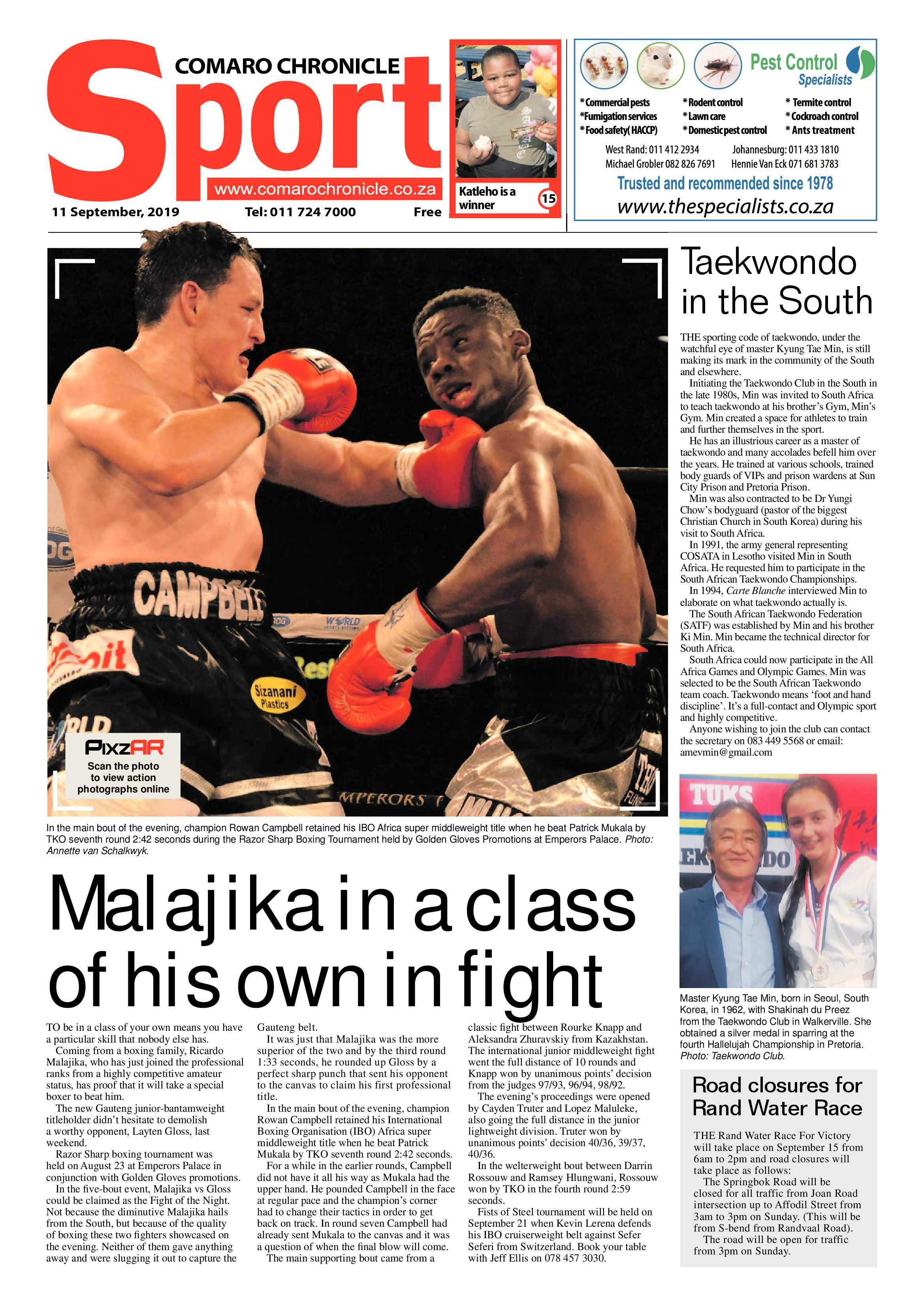 Comaro Chronicle 11 September 2019 page 16