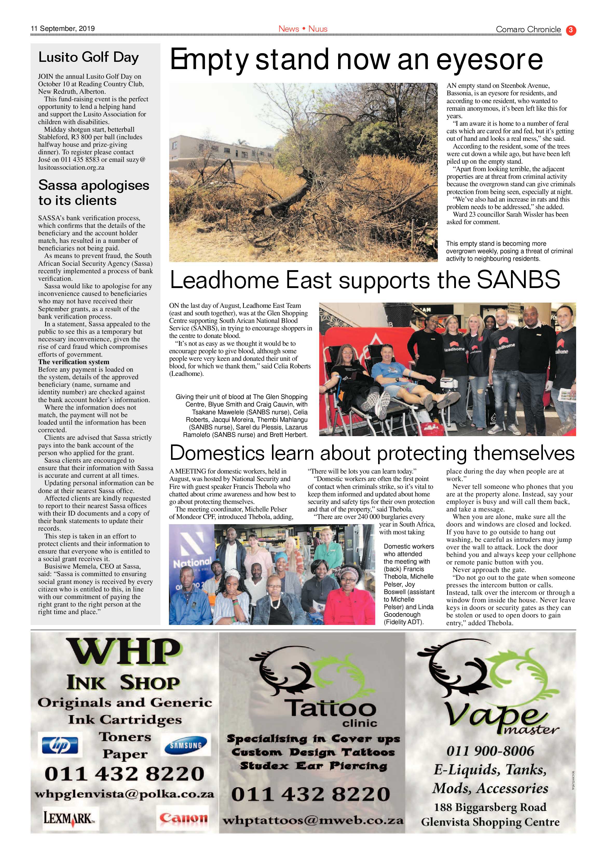 Comaro Chronicle 11 September 2019 page 3