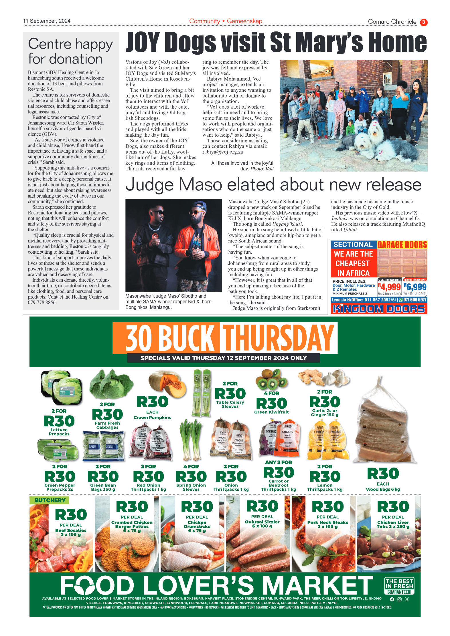 Comaro Chronicle 11 September 2024 page 3