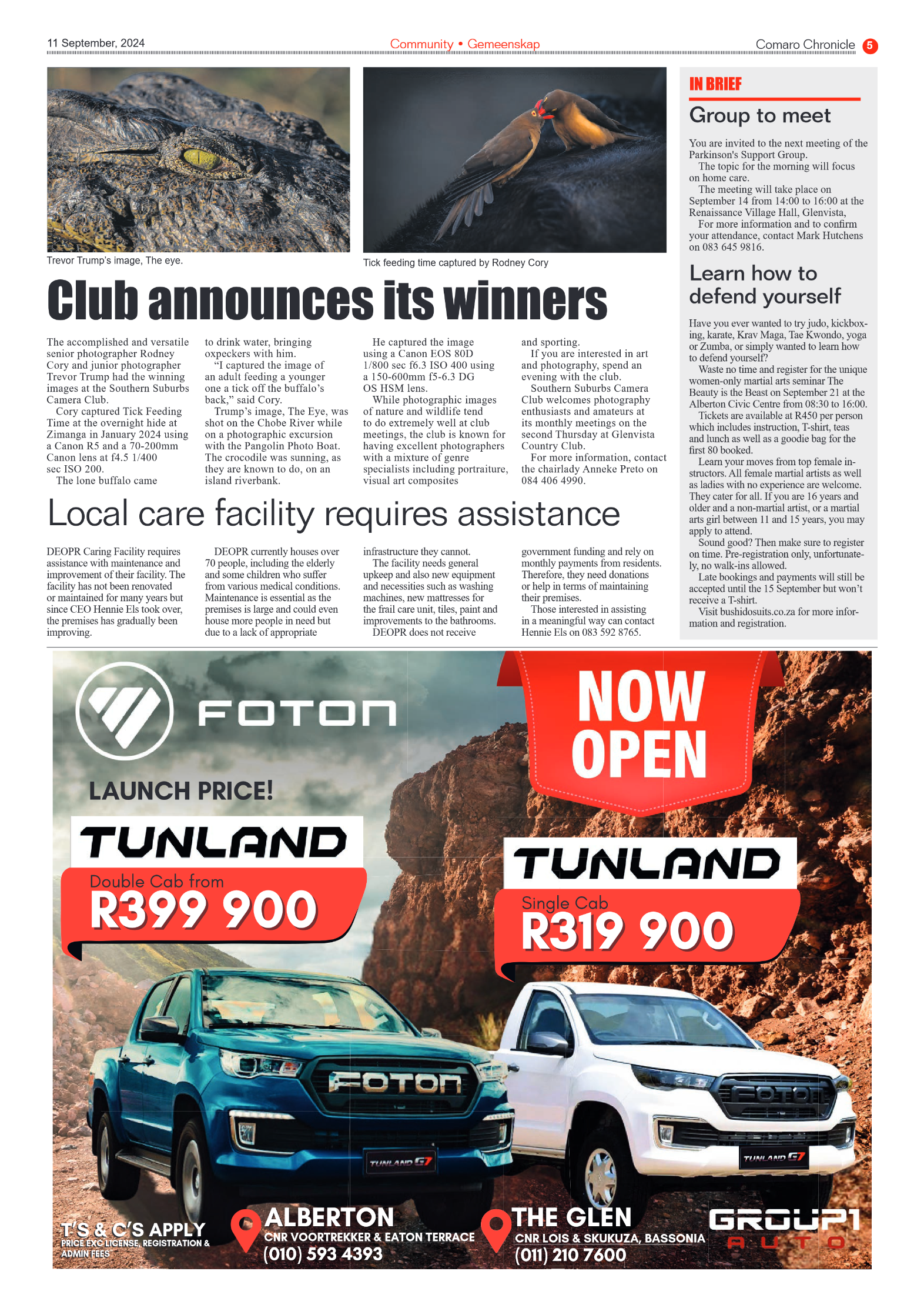 Comaro Chronicle 11 September 2024 page 5