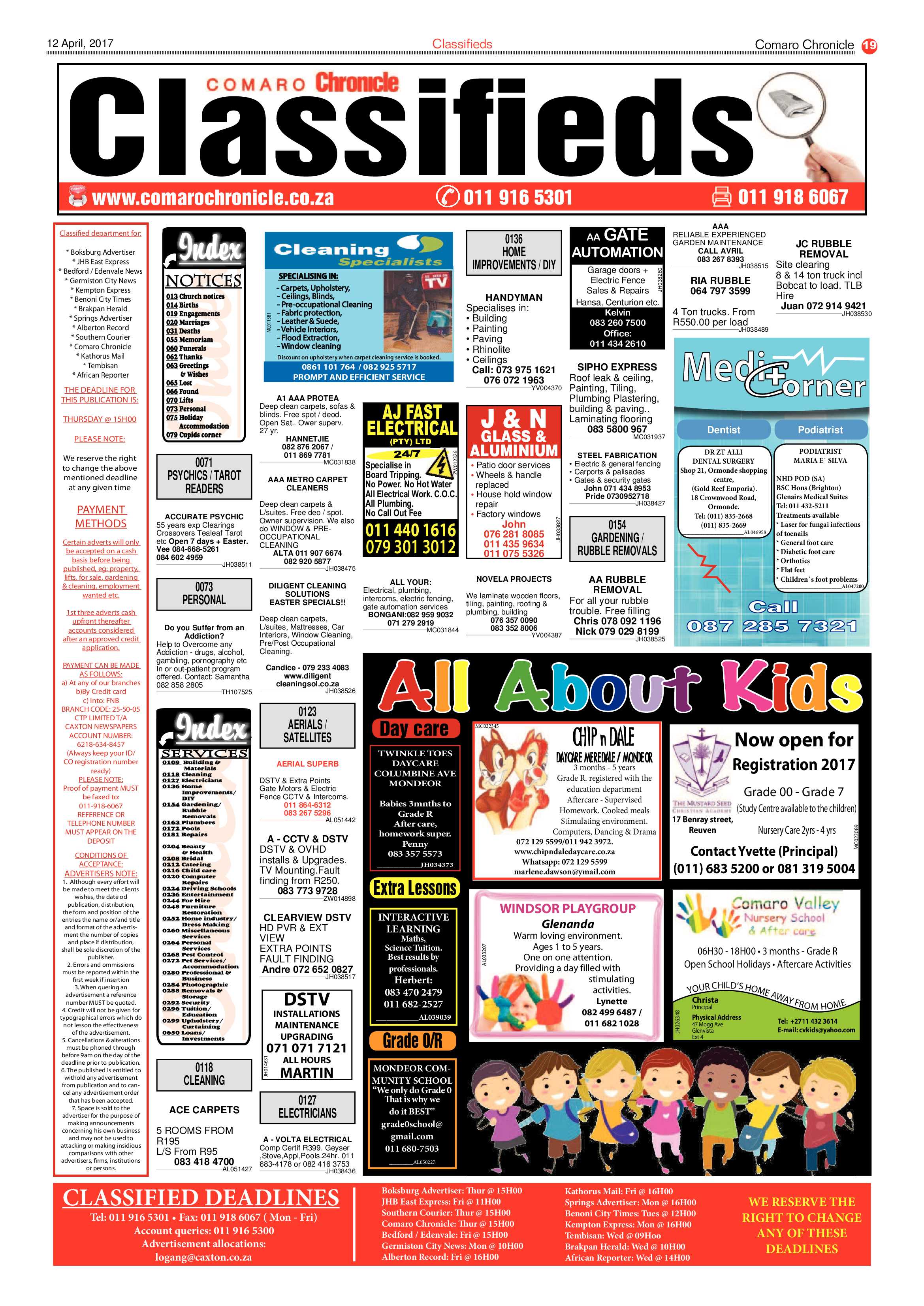Comaro Chronicle 12 April 2017 page 19
