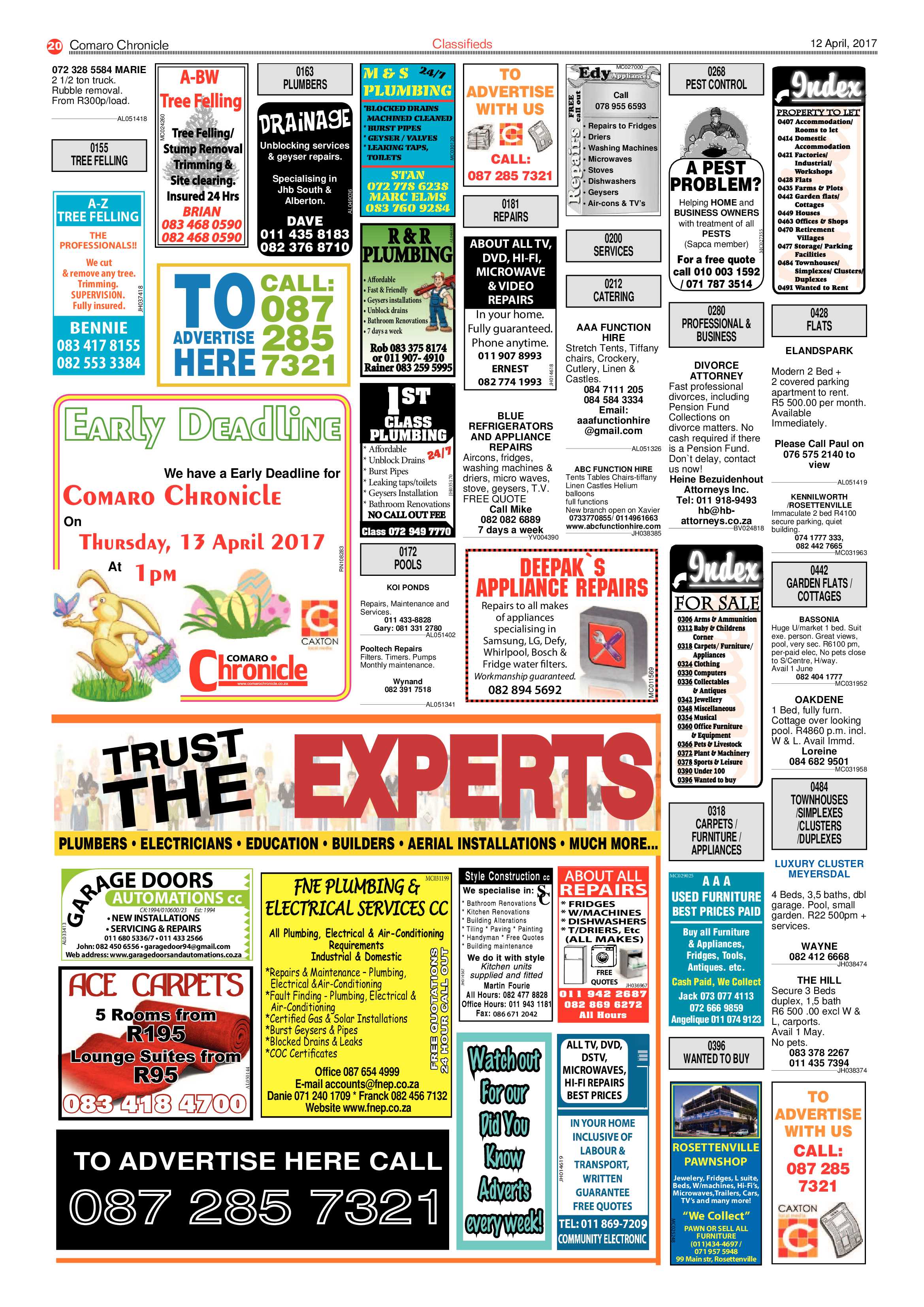 Comaro Chronicle 12 April 2017 page 20