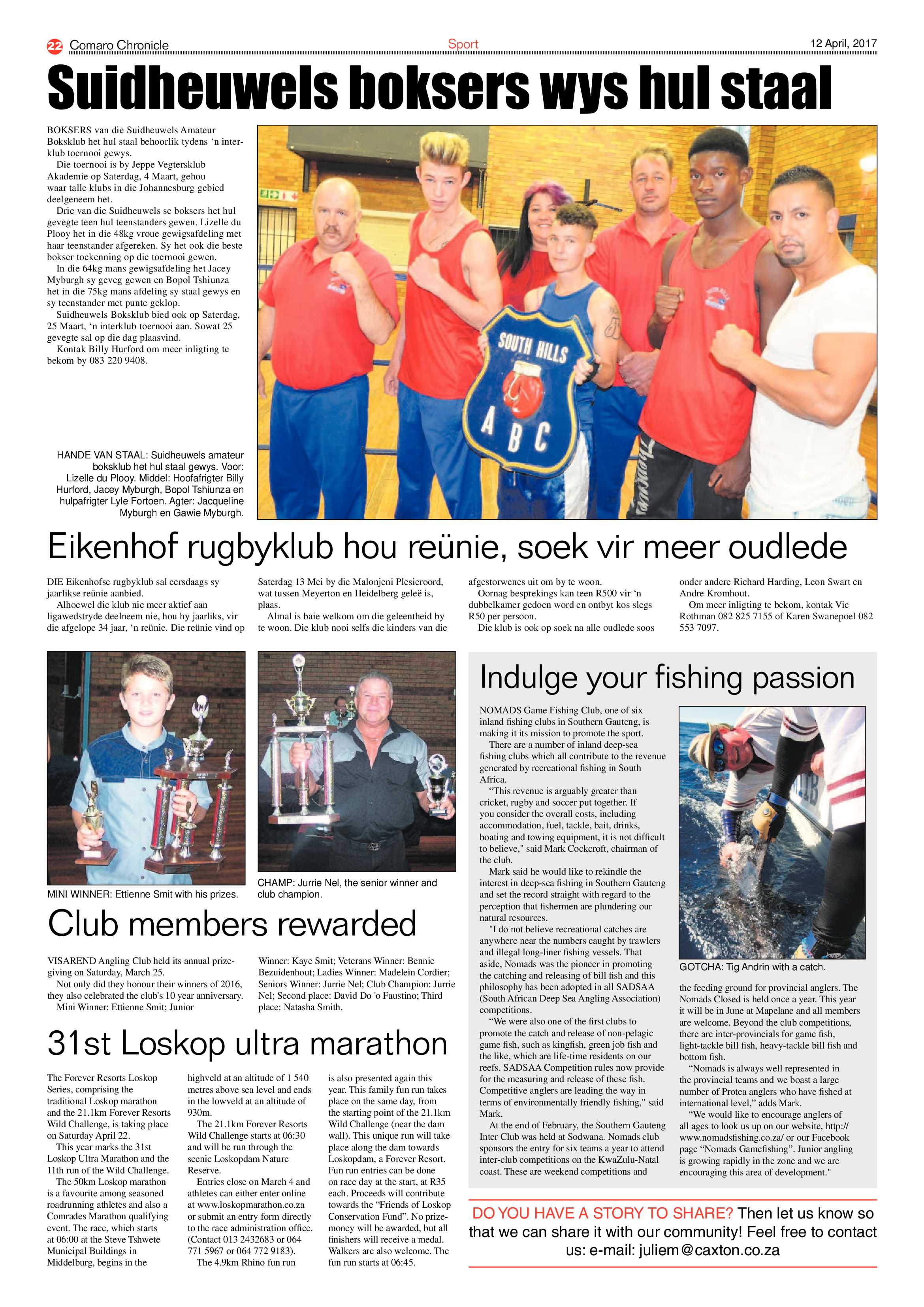 Comaro Chronicle 12 April 2017 page 22