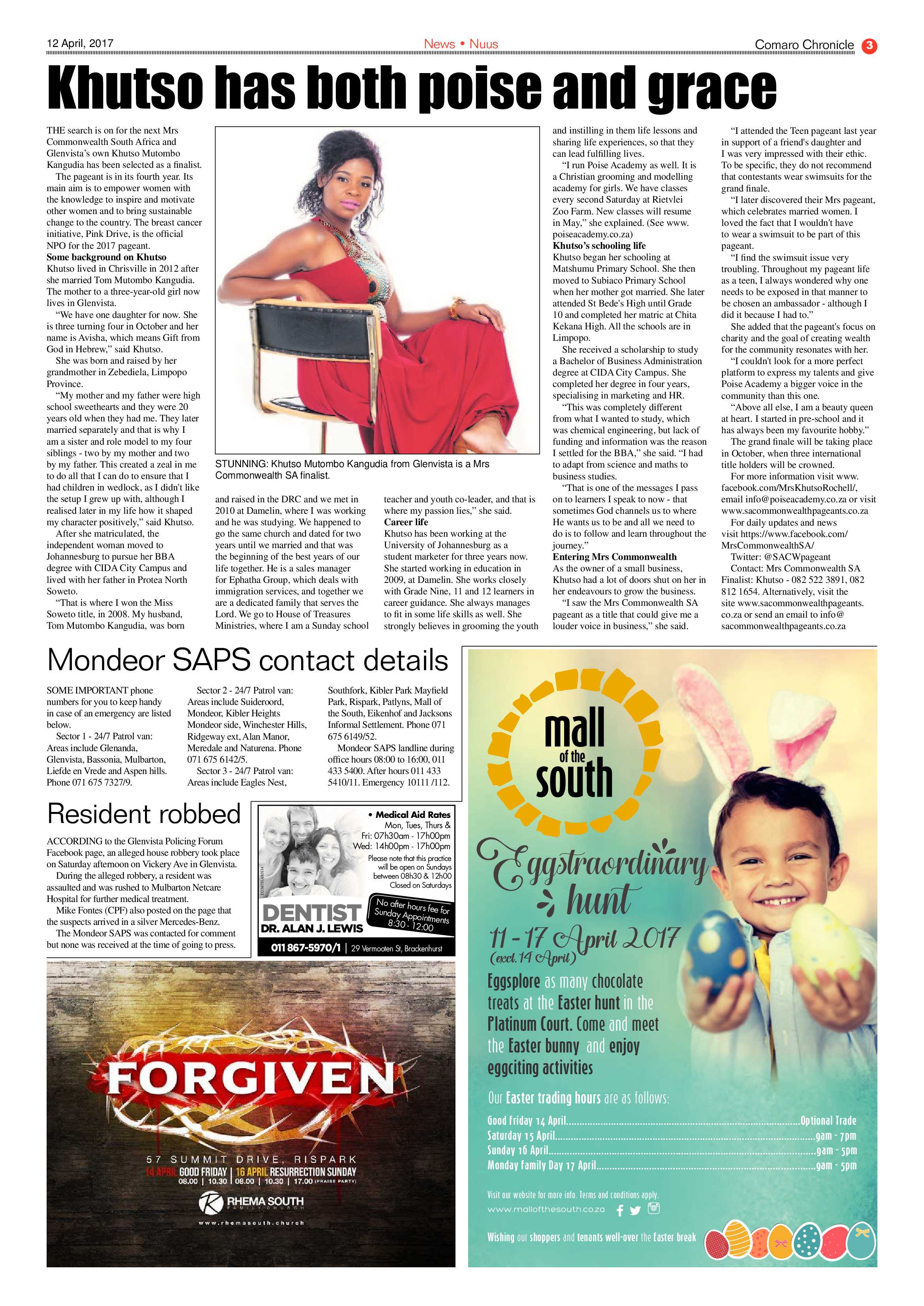 Comaro Chronicle 12 April 2017 page 3