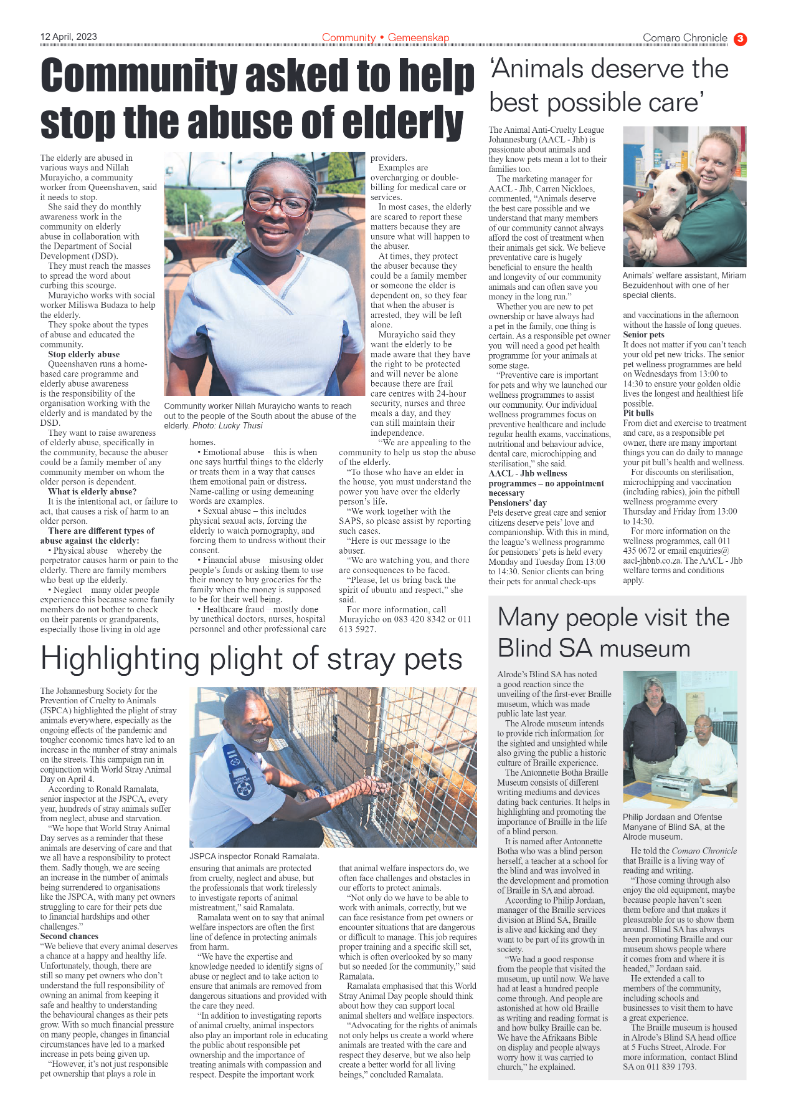 Comaro Chronicle 12 April 2023 page 3