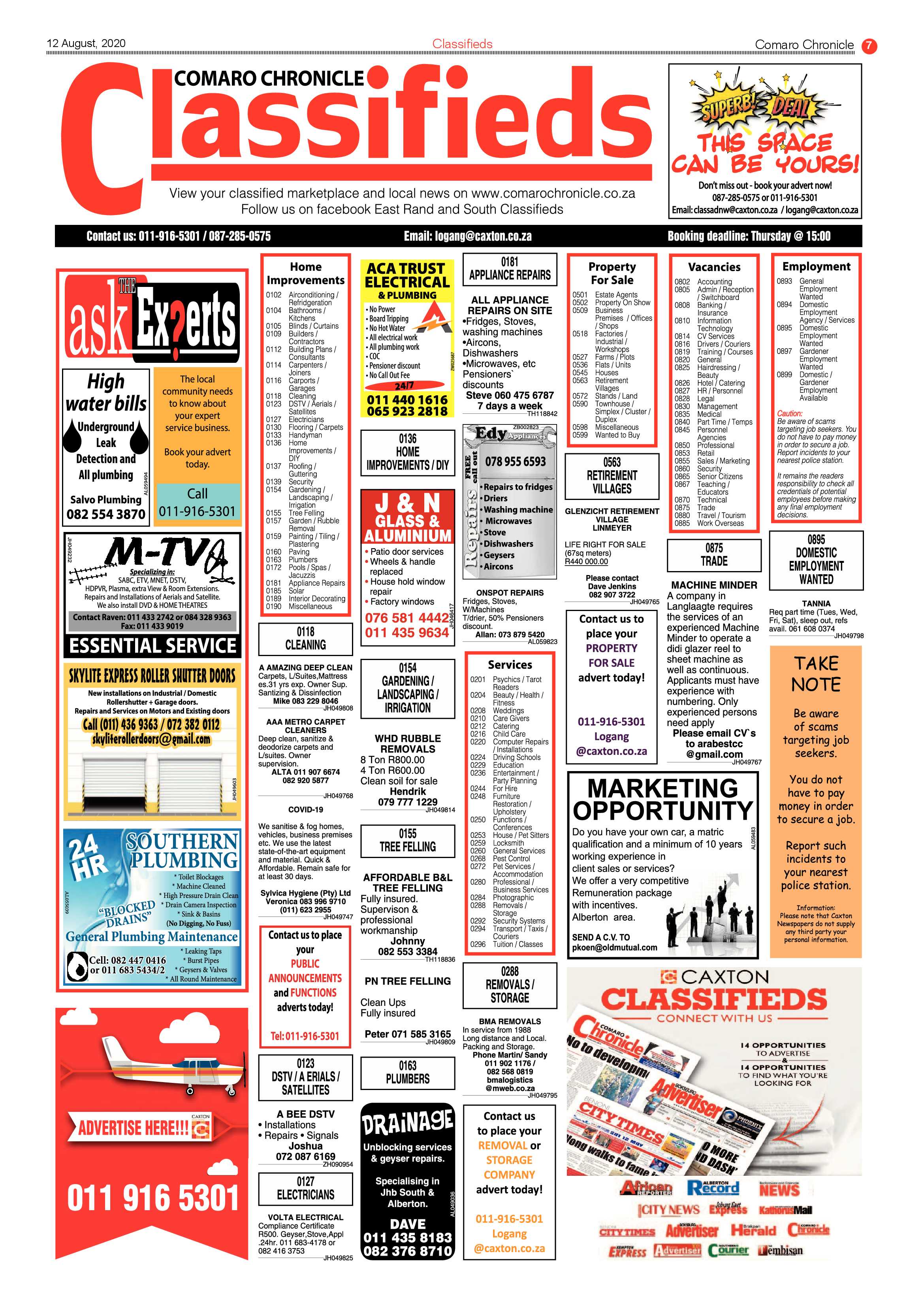 Comaro Chronicle 12 August 2020 page 7