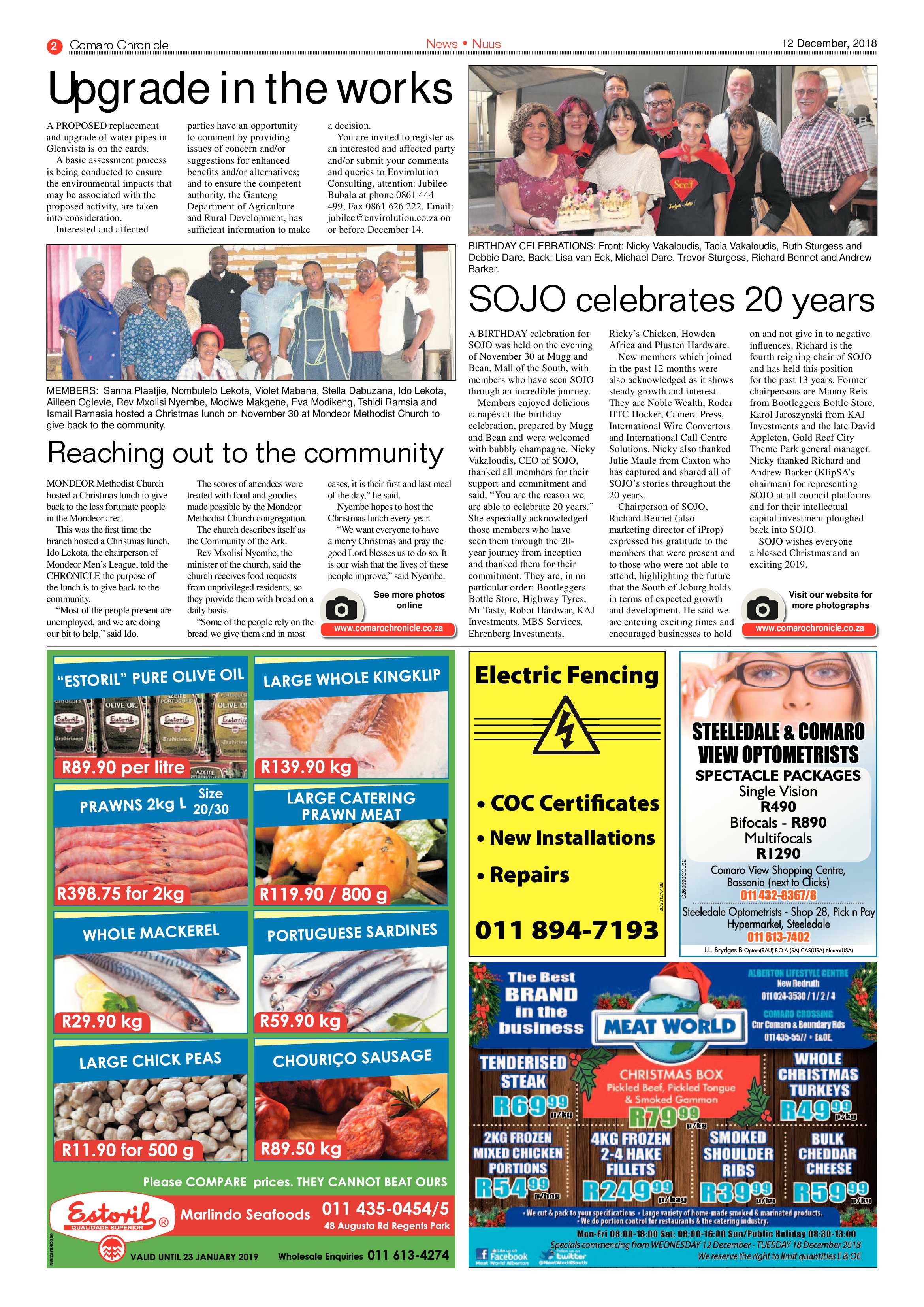 Comaro Chronicle 12 December 2018 page 2