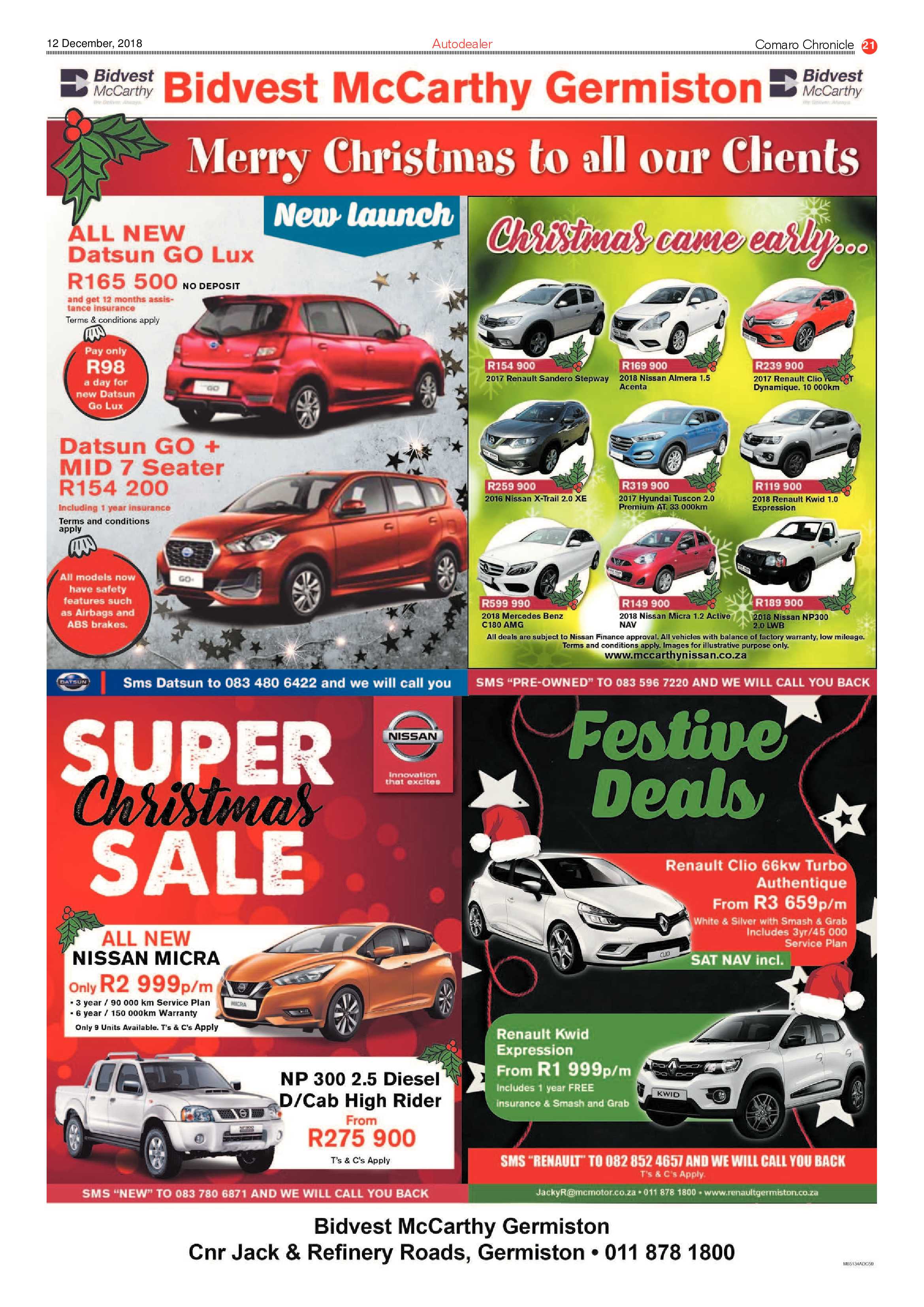 Comaro Chronicle 12 December 2018 page 21