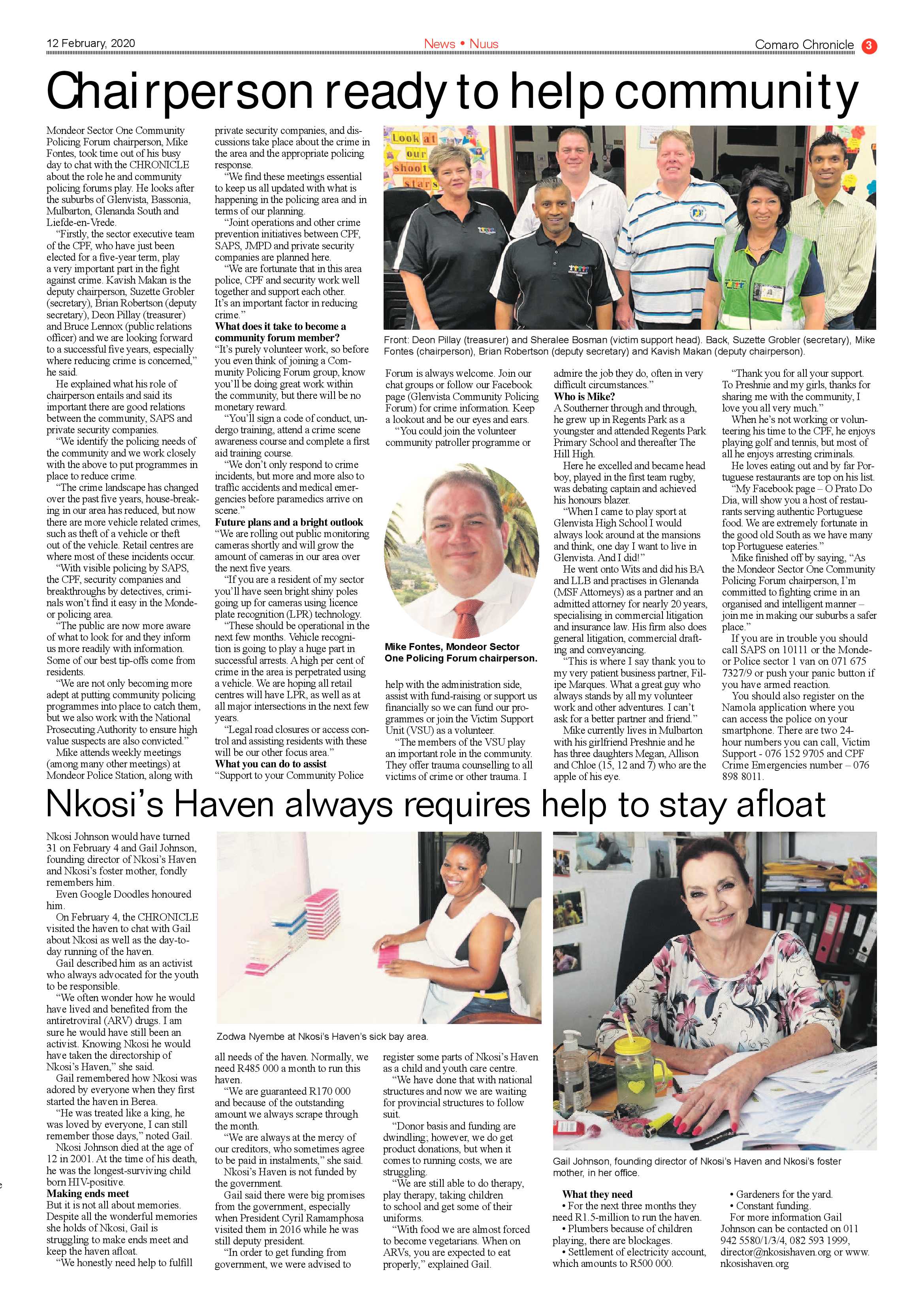 Comaro Chronicle 12 February 2020 page 3