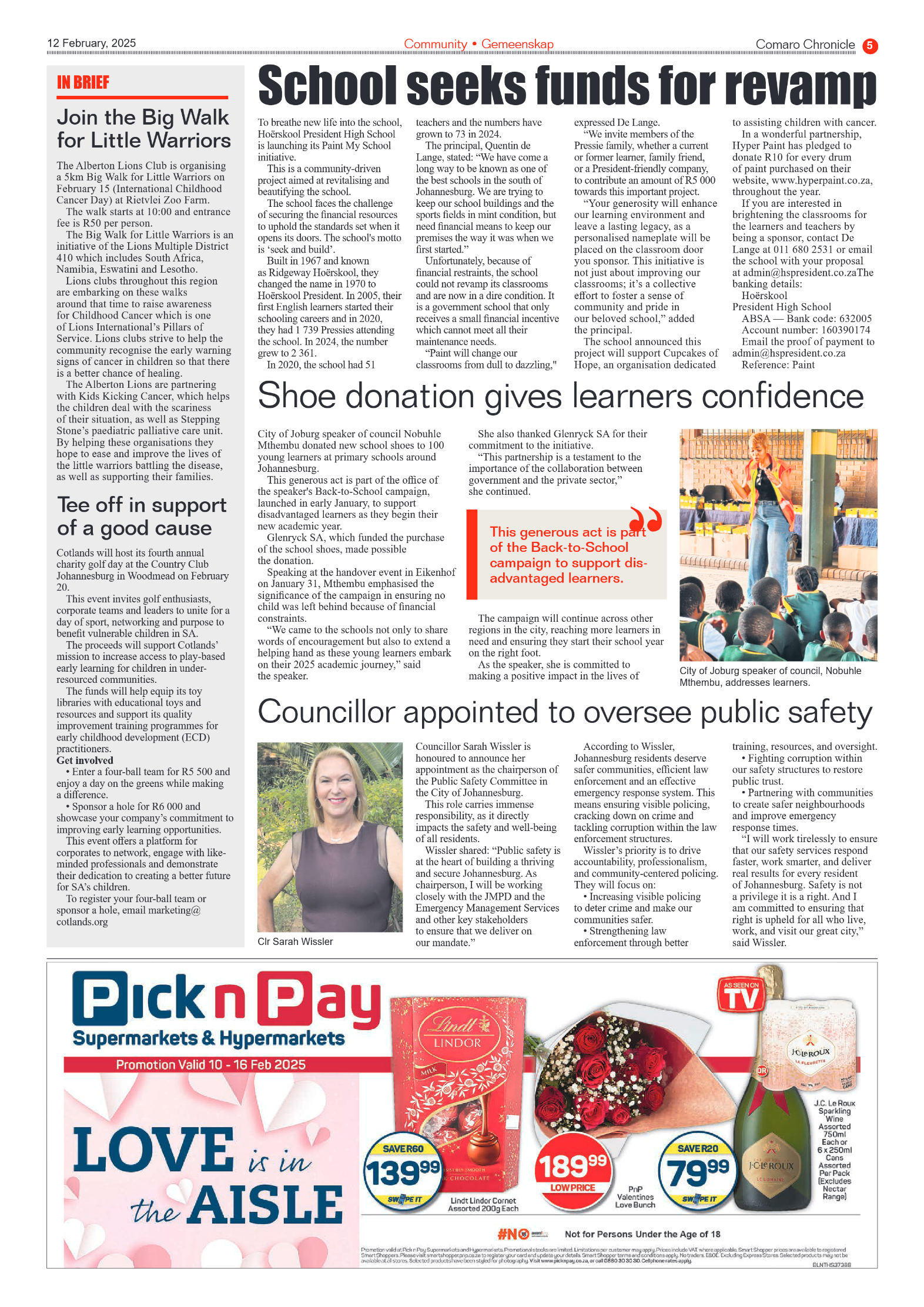 Comaro Chronicle 12 February 2025 page 5