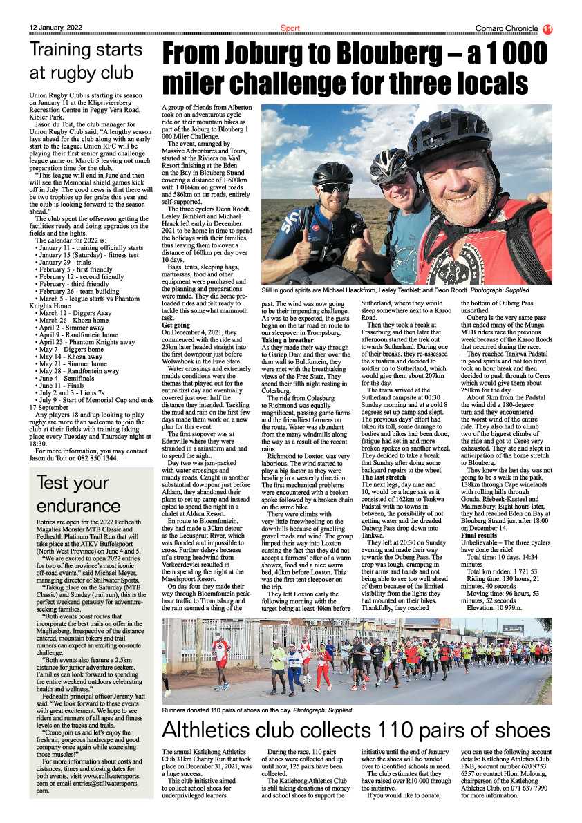 Comaro Chronicle 12 January 2022 page 13