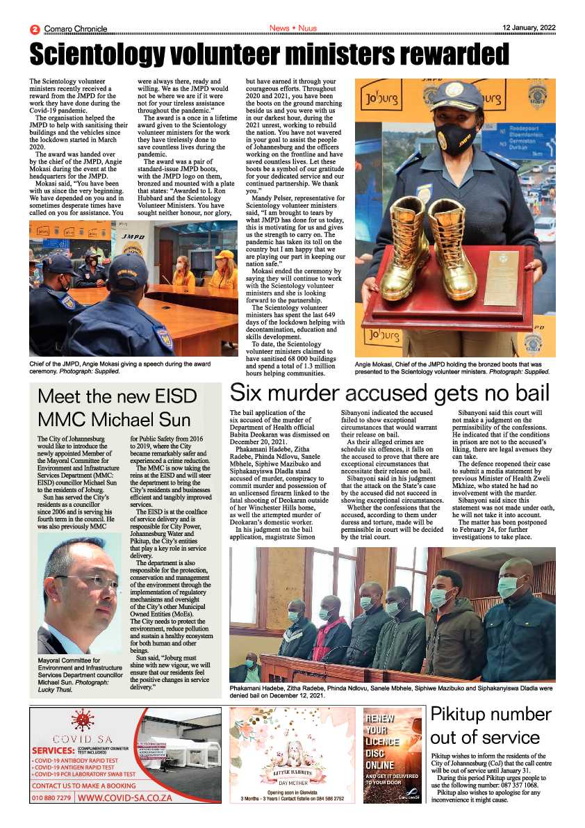 Comaro Chronicle 12 January 2022 page 4