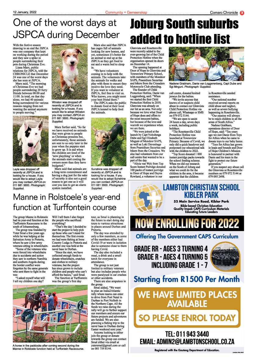 Comaro Chronicle 12 January 2022 page 5