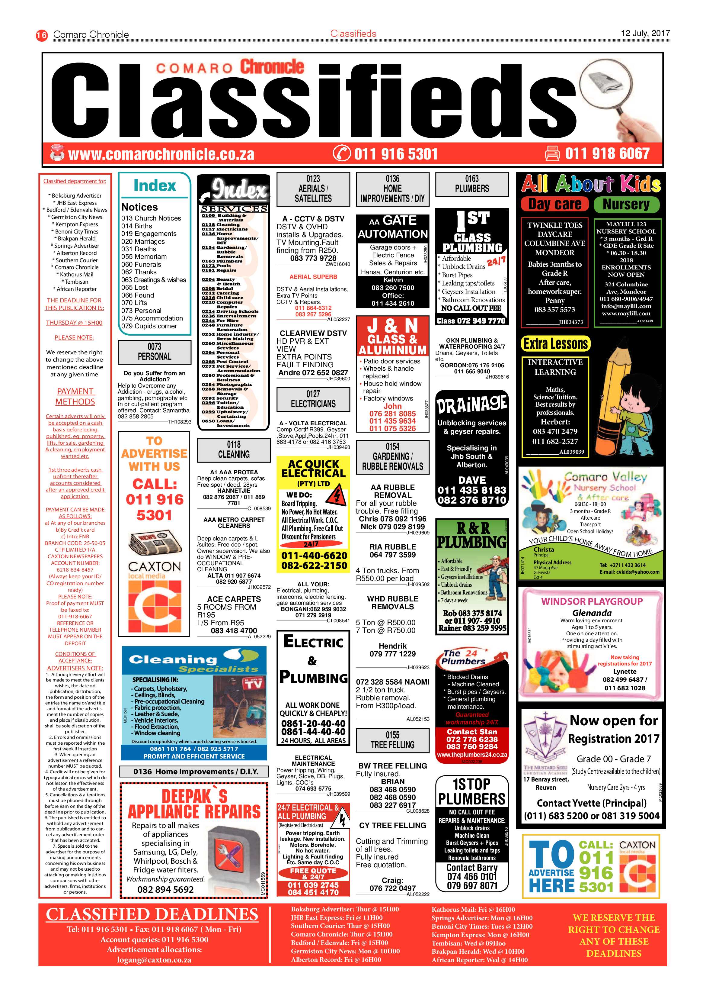 Comaro Chronicle 12 July 2017 page 16