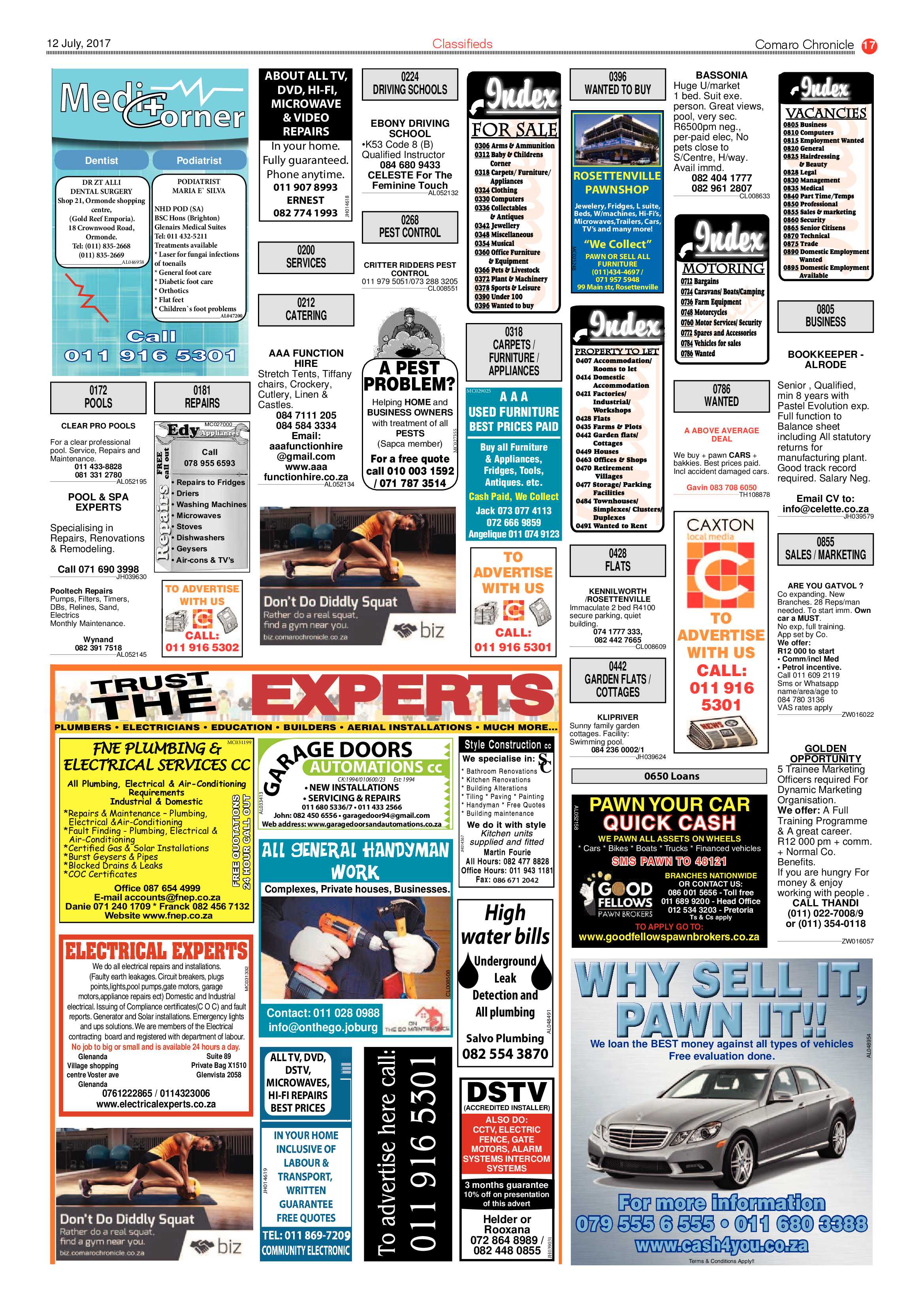 Comaro Chronicle 12 July 2017 page 17