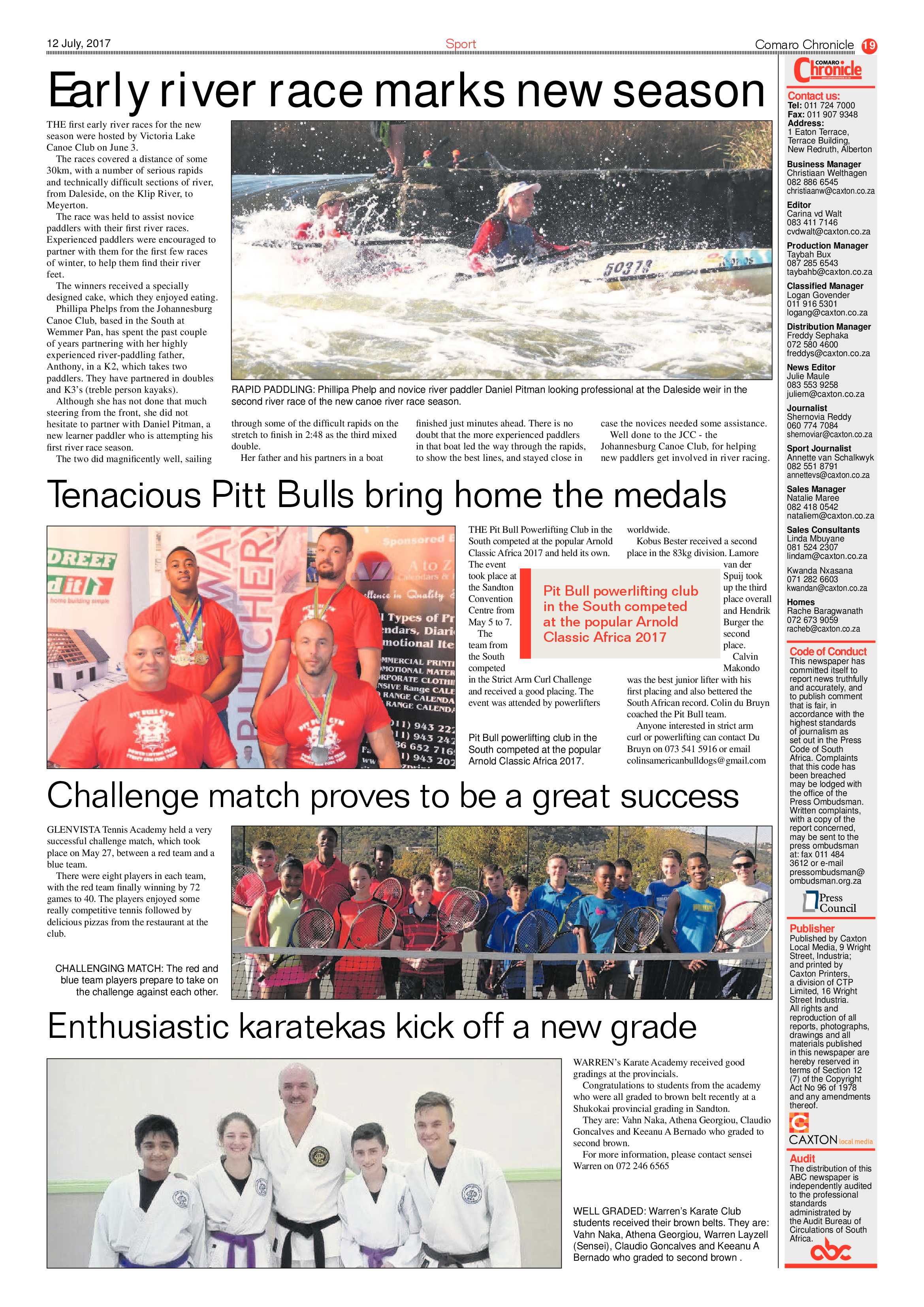 Comaro Chronicle 12 July 2017 page 19