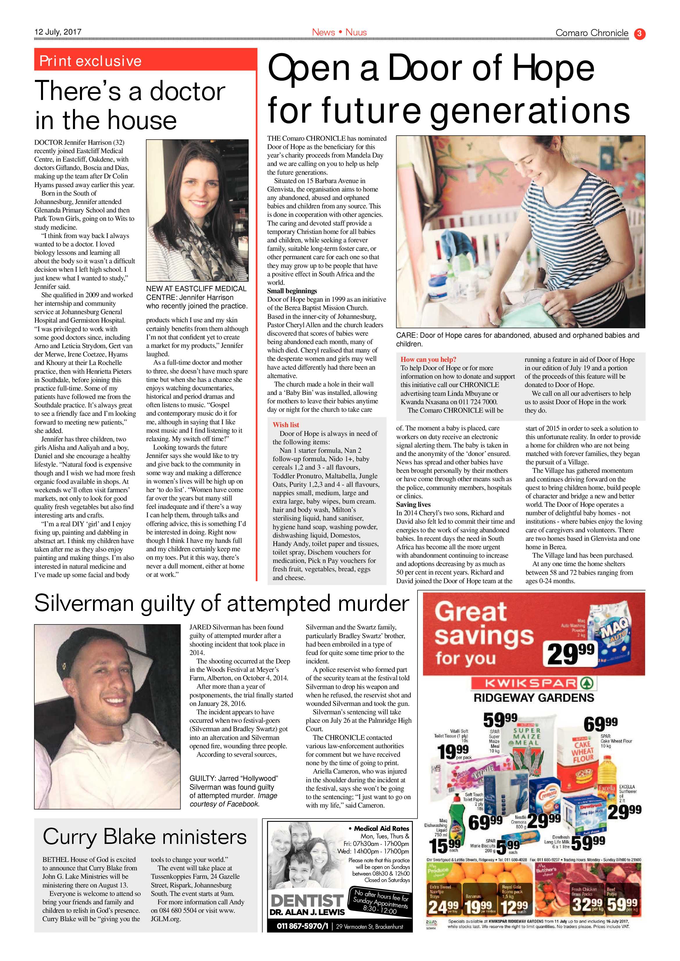 Comaro Chronicle 12 July 2017 page 3