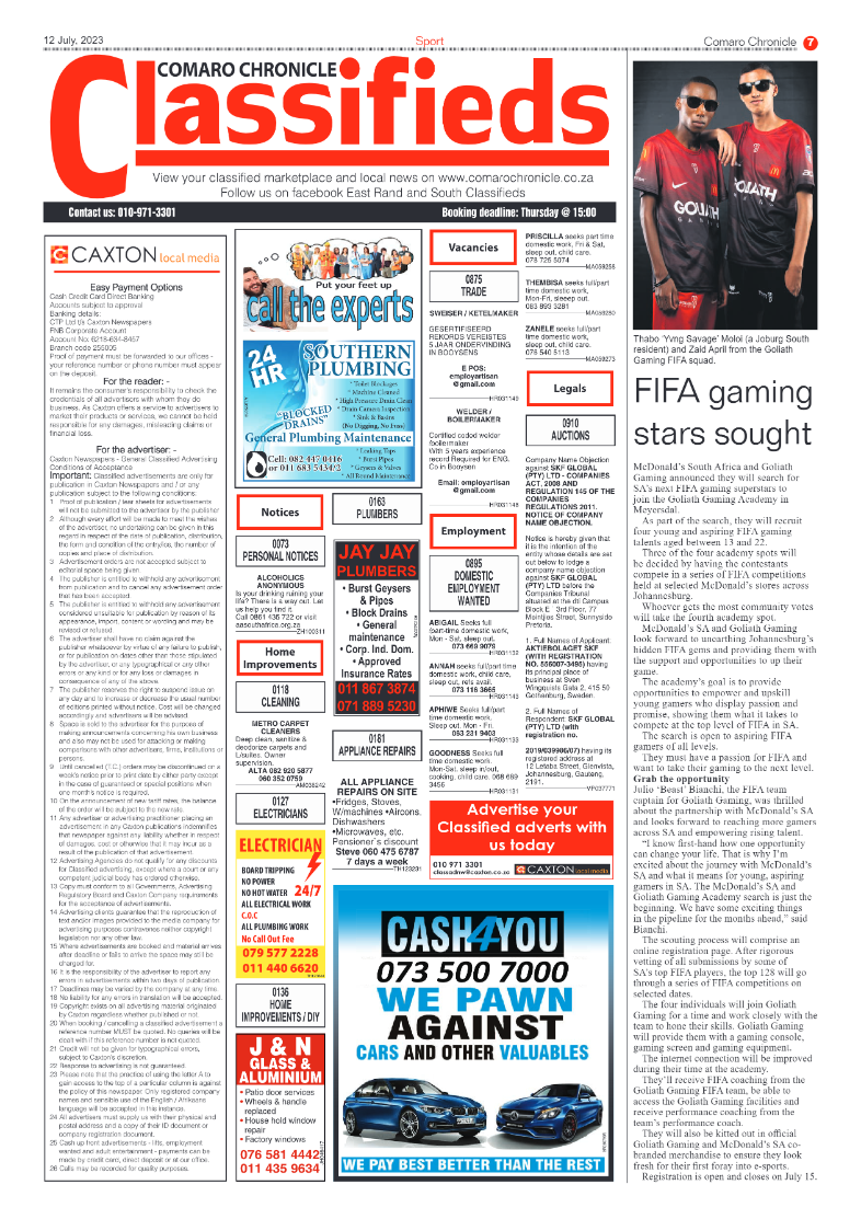 Comaro Chronicle 12 July 2023 page 7