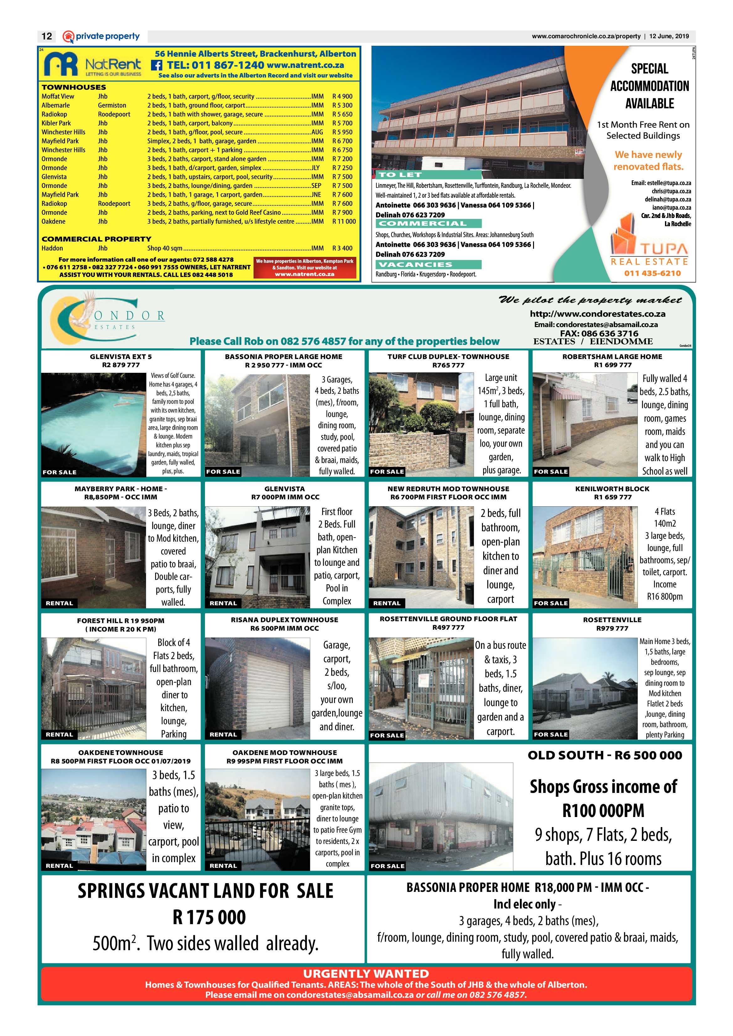 Comaro Chronicle 12 June 2019 page 12