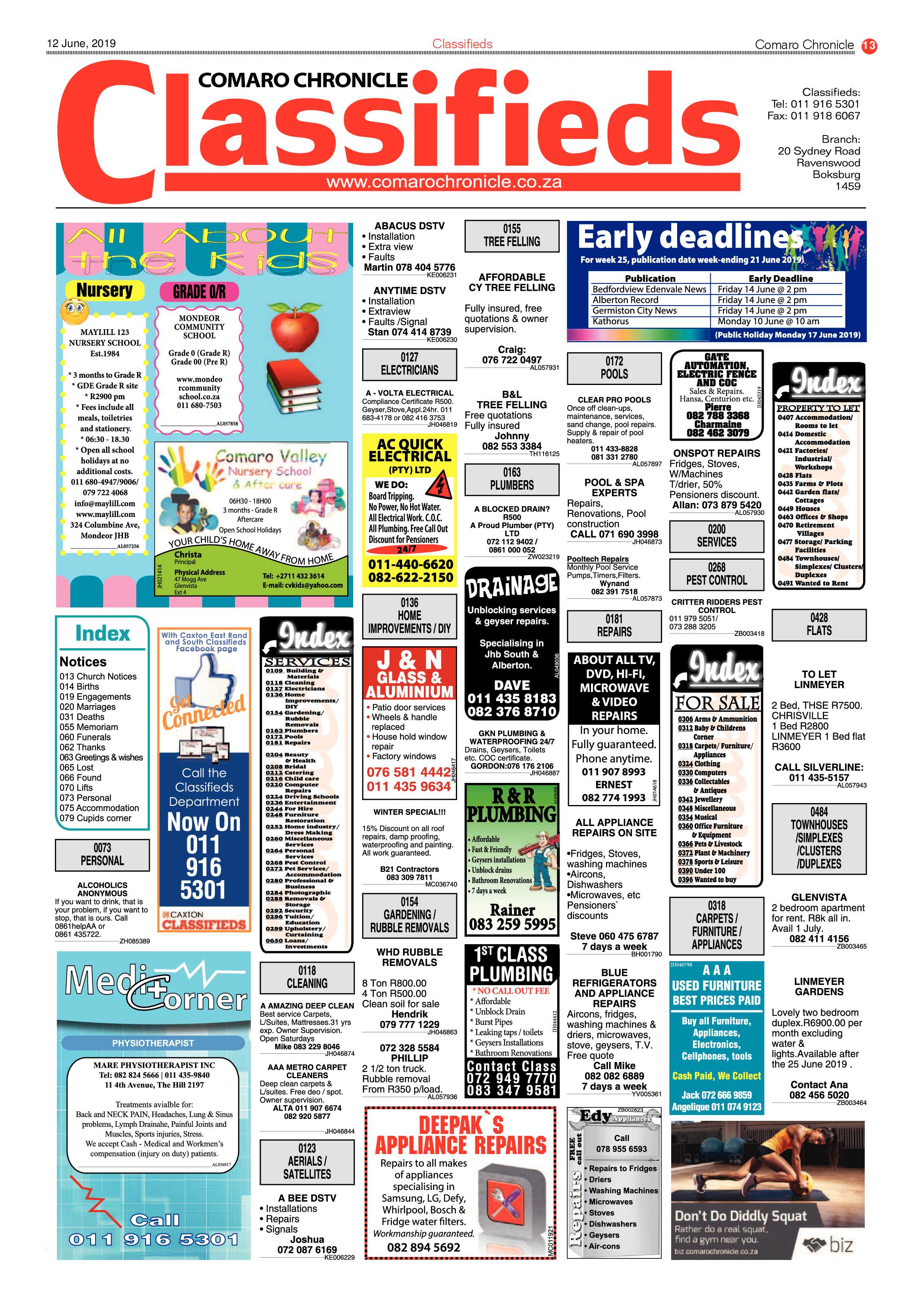 Comaro Chronicle 12 June 2019 page 13