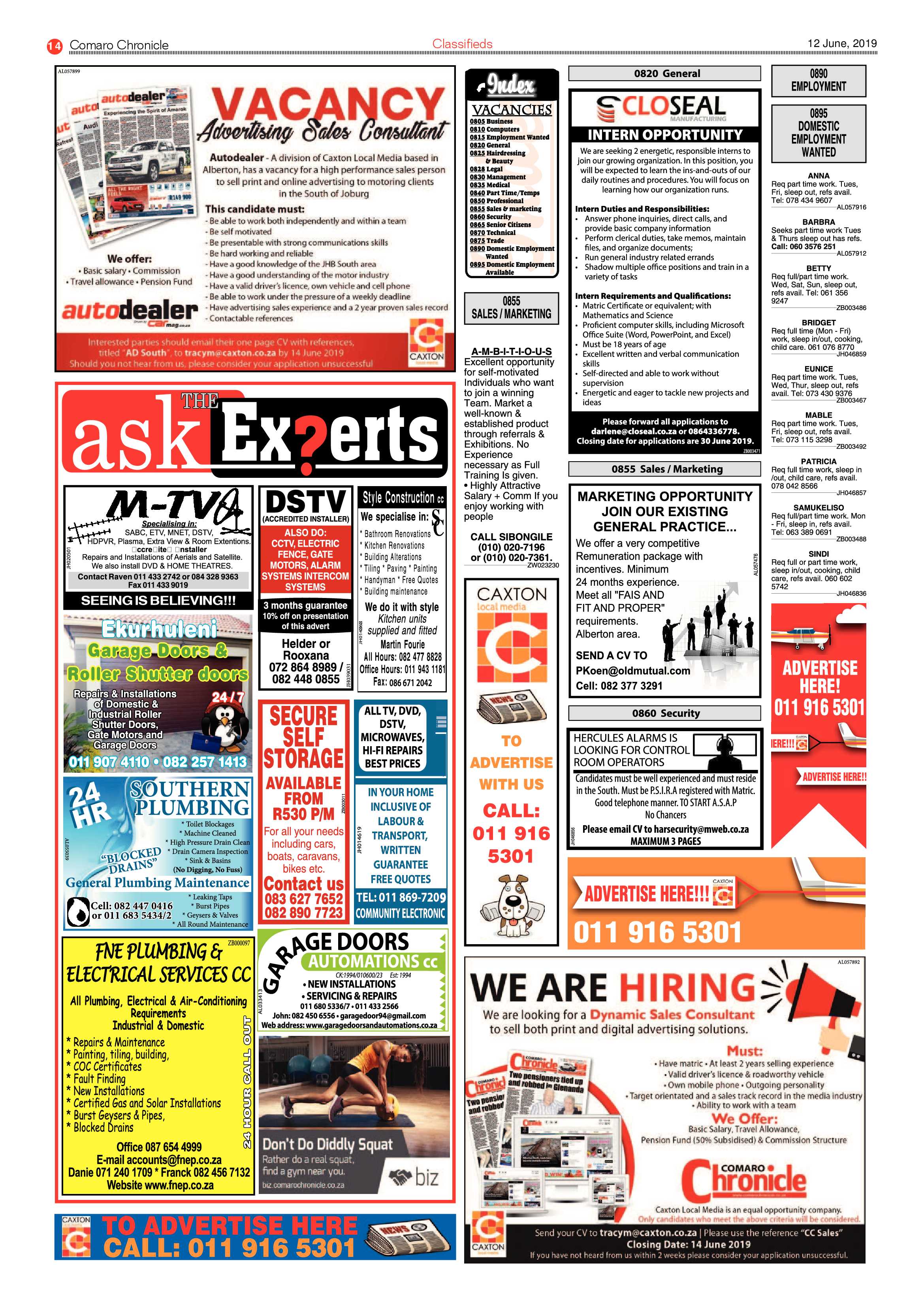 Comaro Chronicle 12 June 2019 page 14