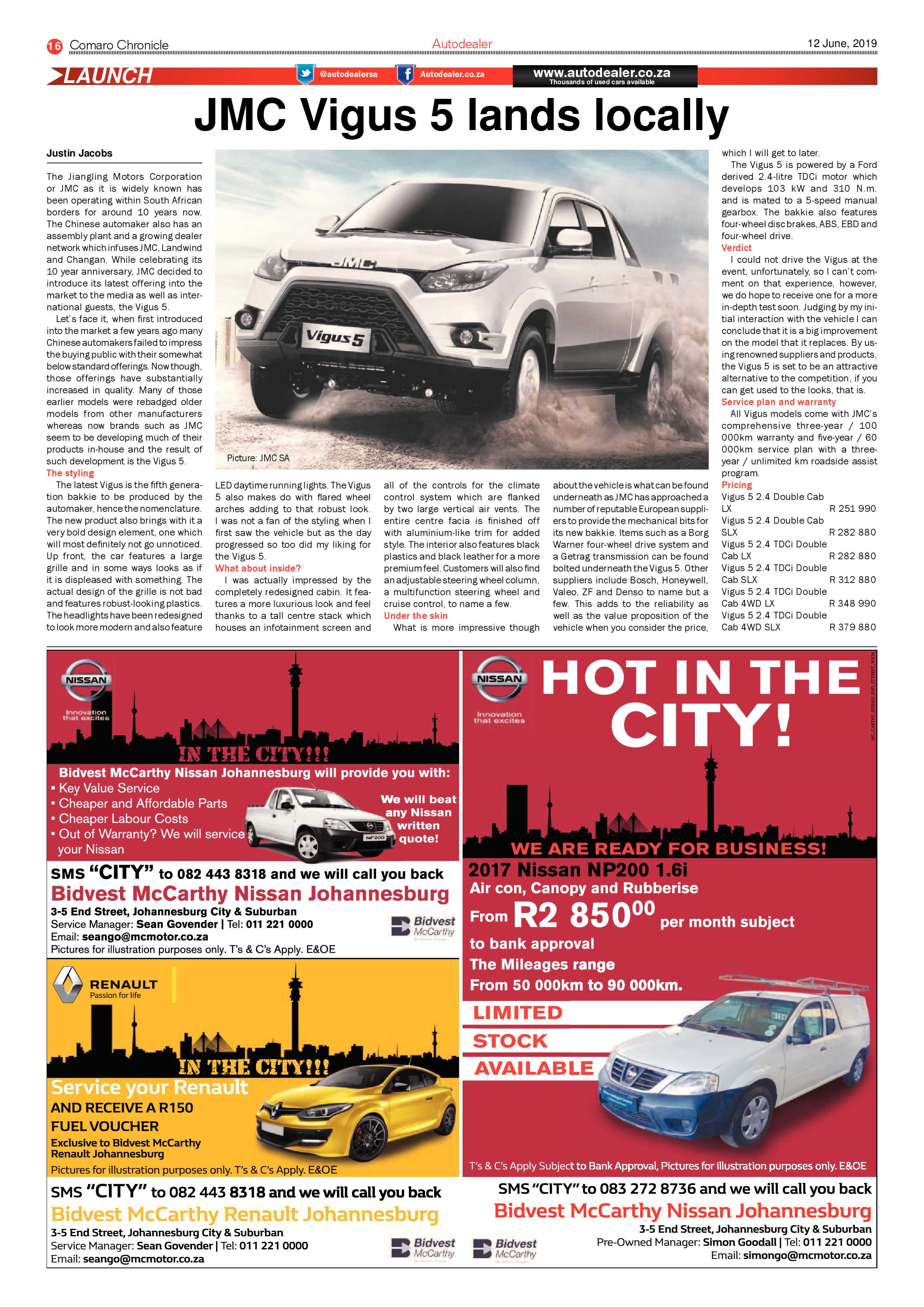 Comaro Chronicle 12 June 2019 page 16