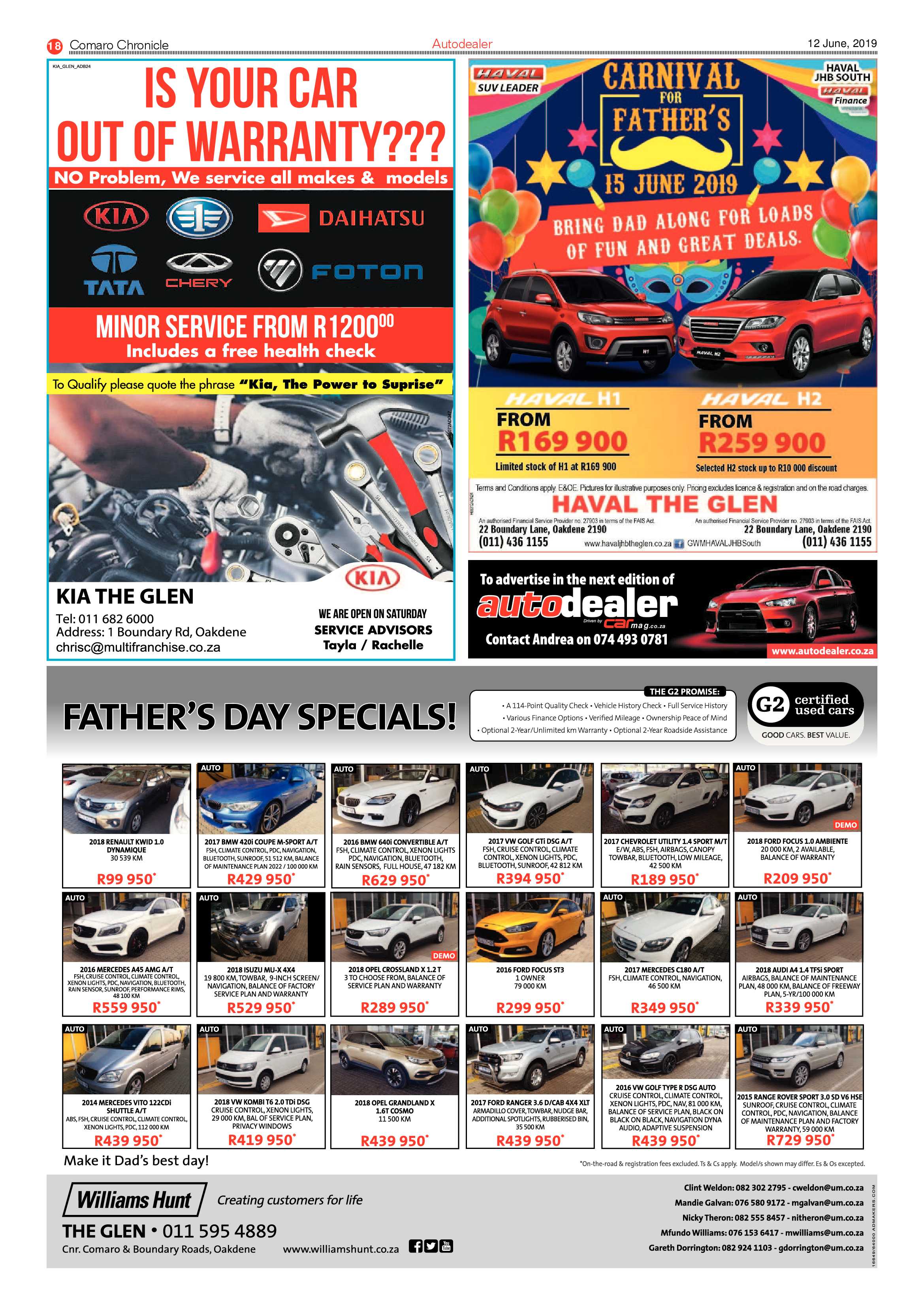 Comaro Chronicle 12 June 2019 page 18