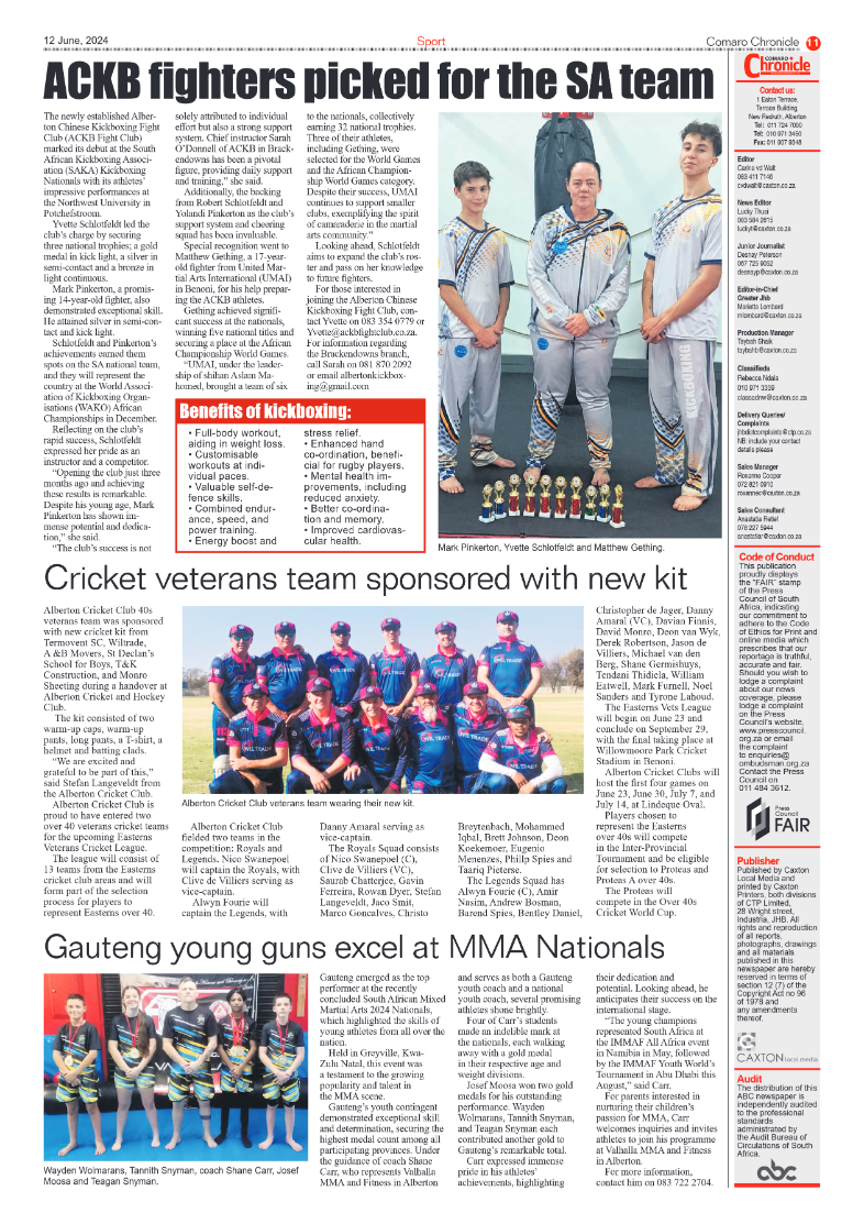 Comaro Chronicle 12 June 2024 page 11