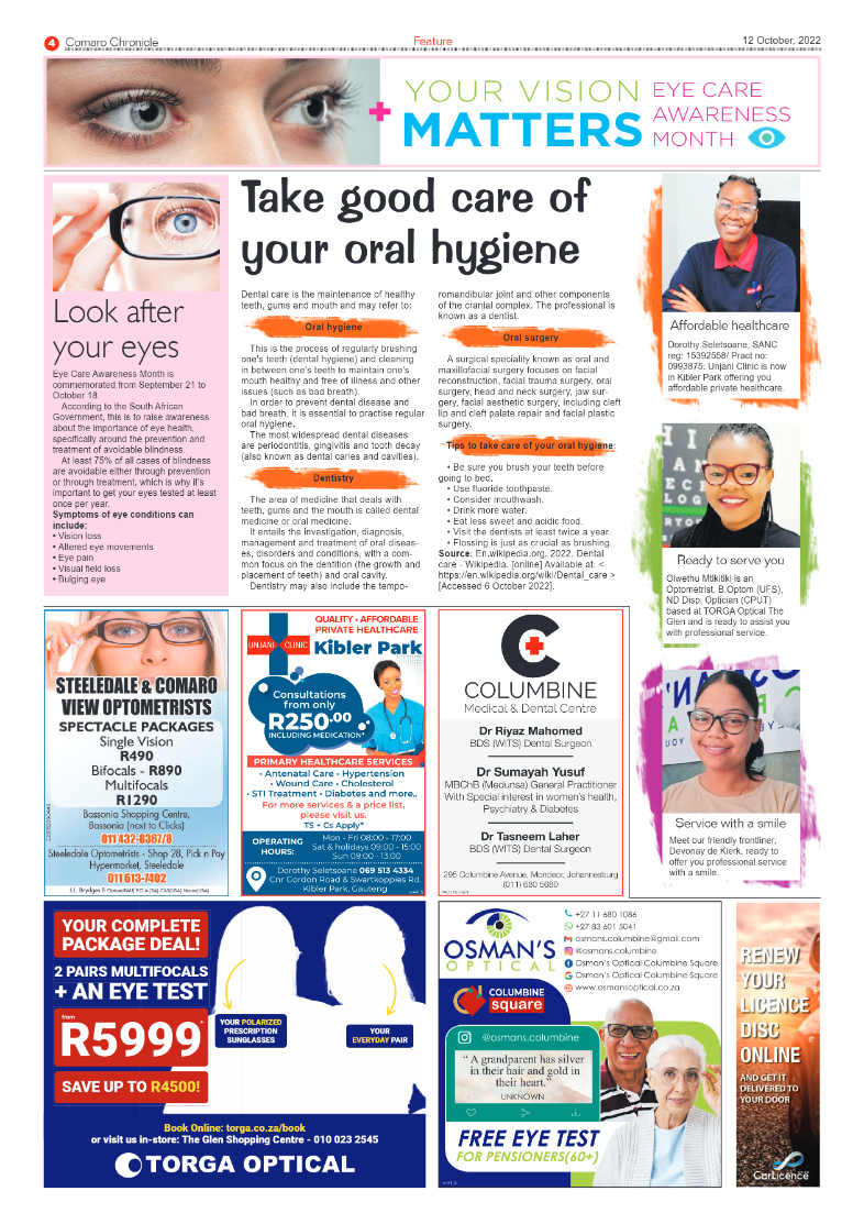 Comaro Chronicle 12 October 2022 page 4