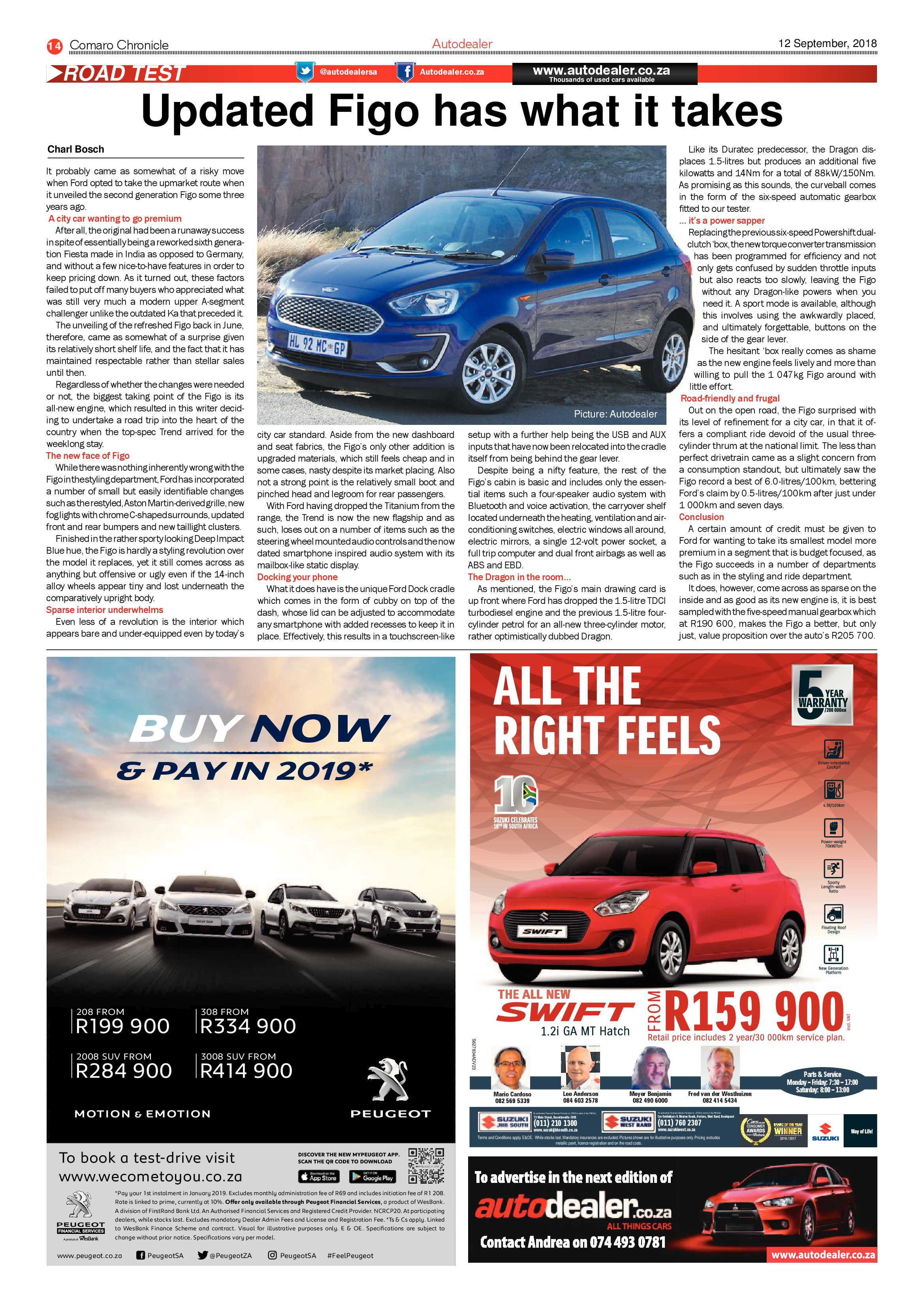 Comaro Chronicle 12 September 2018 page 14