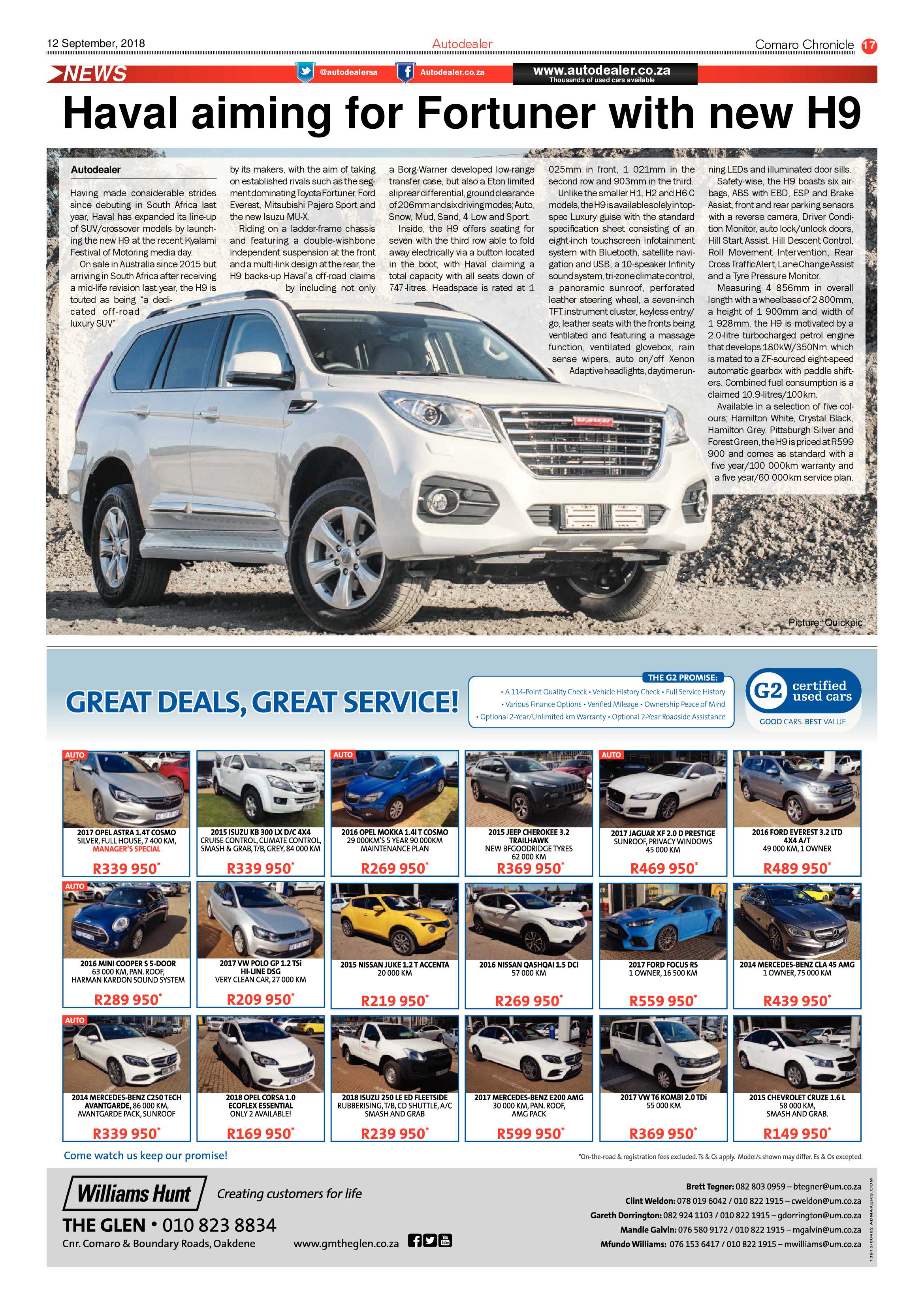 Comaro Chronicle 12 September 2018 page 17