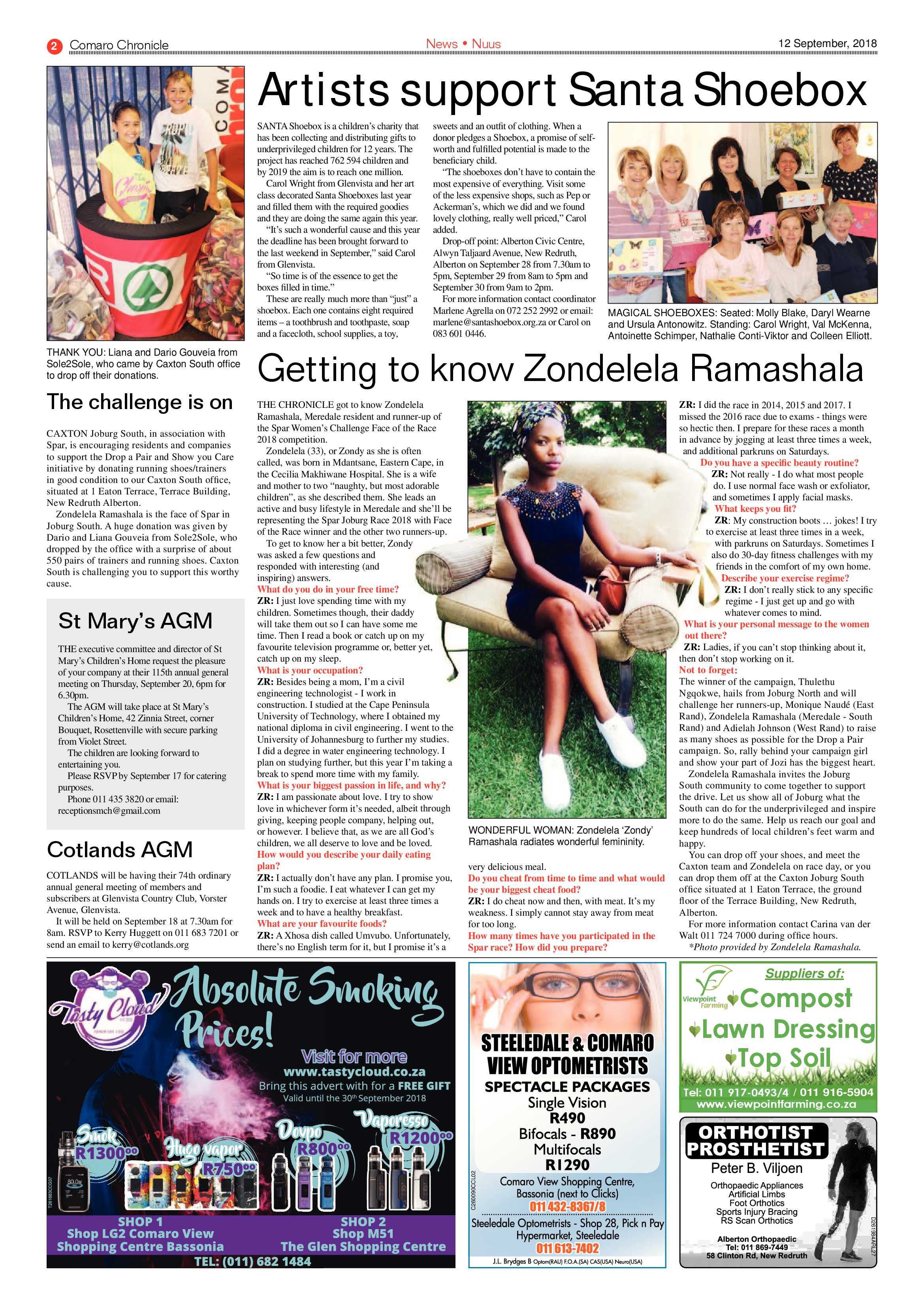 Comaro Chronicle 12 September 2018 page 2