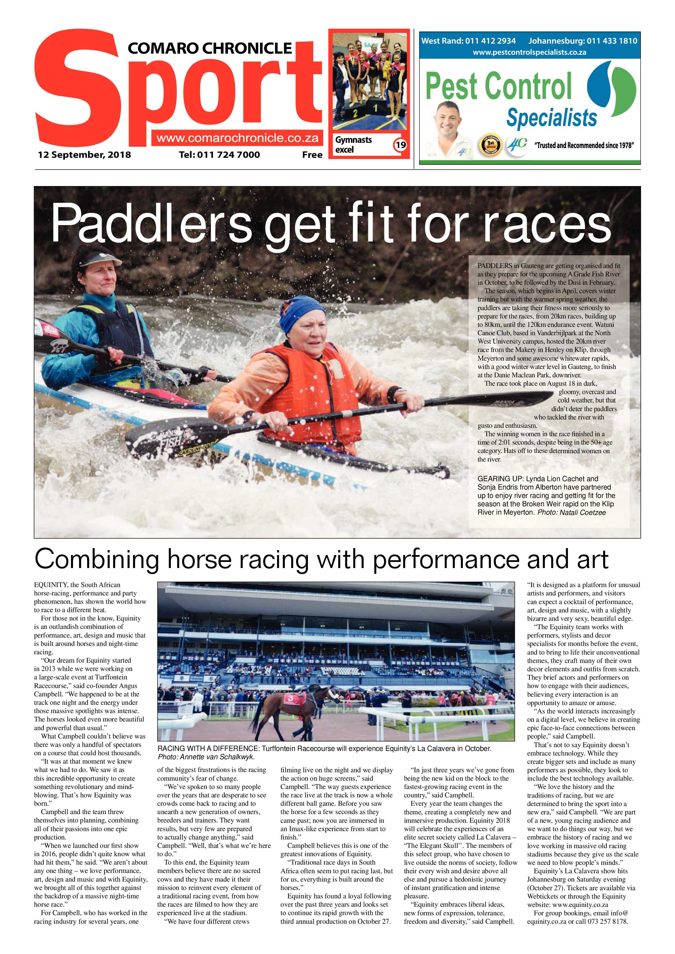 Comaro Chronicle 12 September 2018 page 20