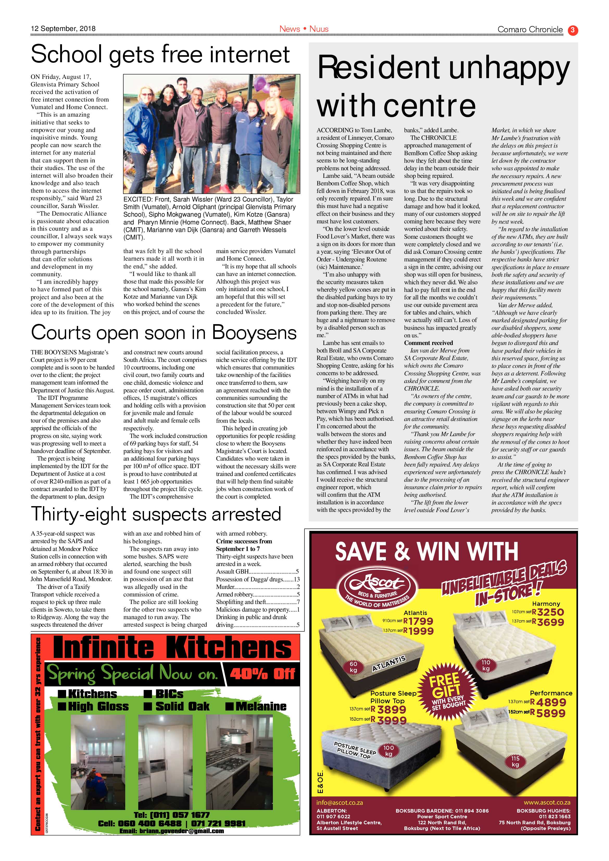 Comaro Chronicle 12 September 2018 page 3