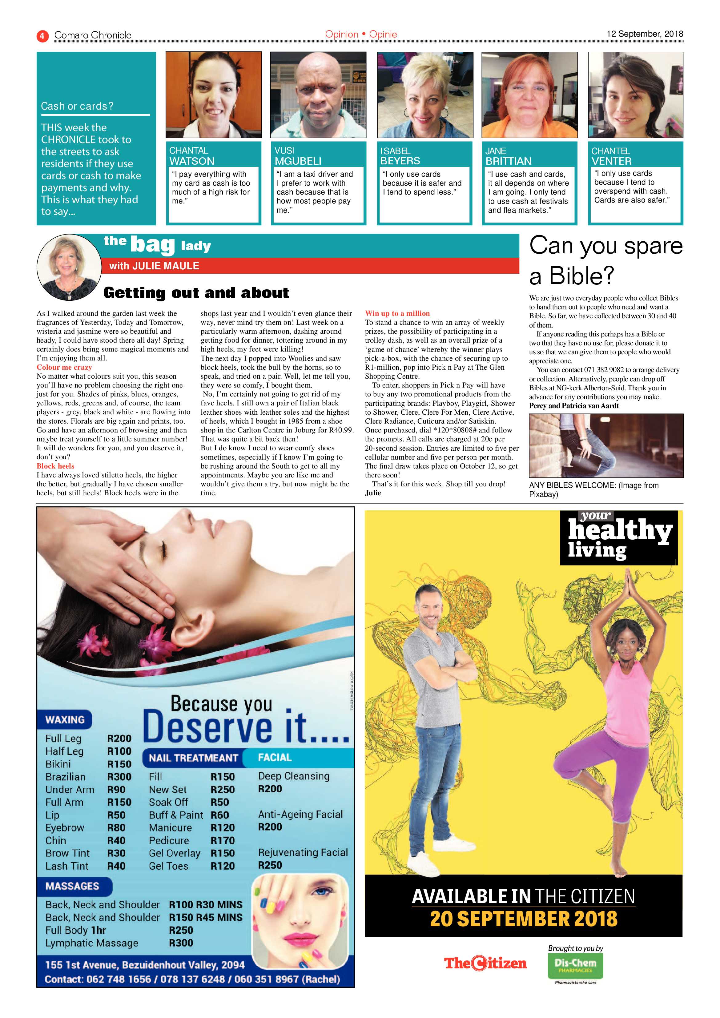 Comaro Chronicle 12 September 2018 page 4