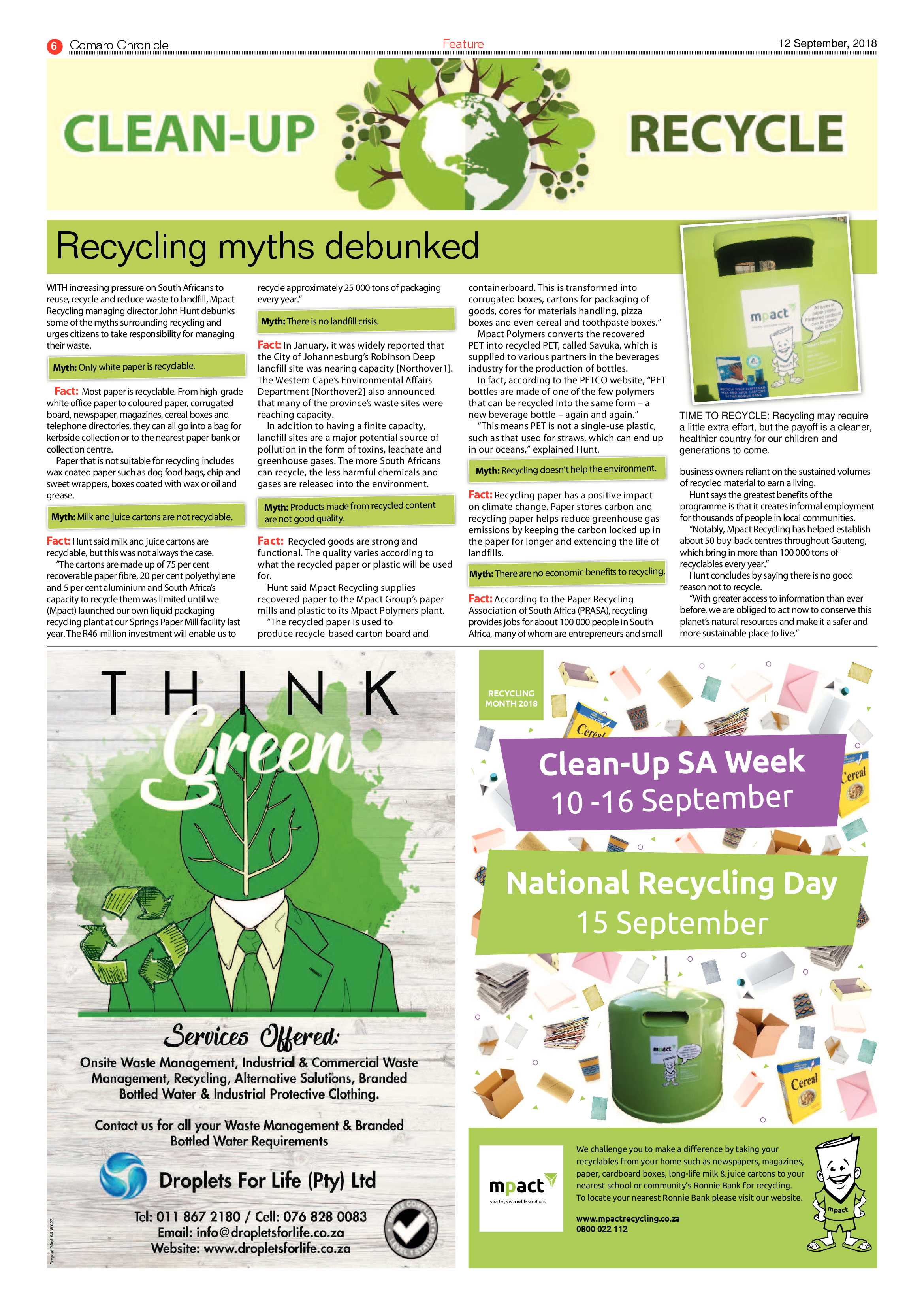 Comaro Chronicle 12 September 2018 page 6