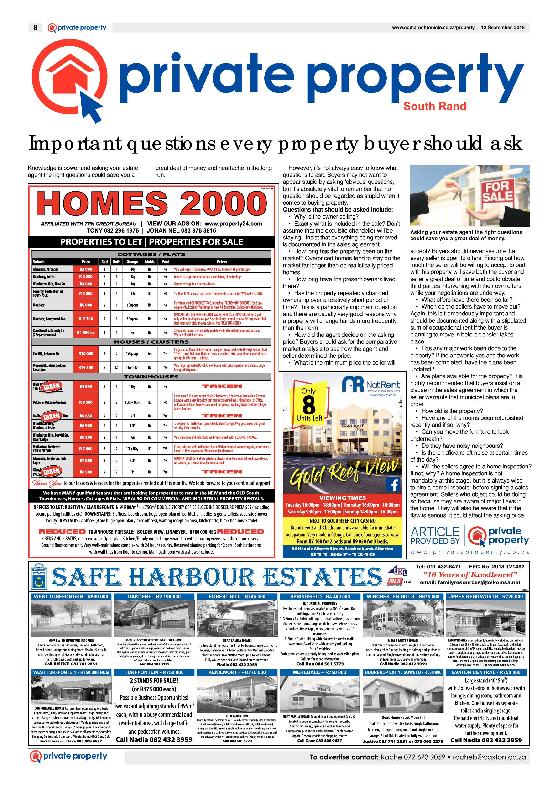Comaro Chronicle 12 September 2018 page 8